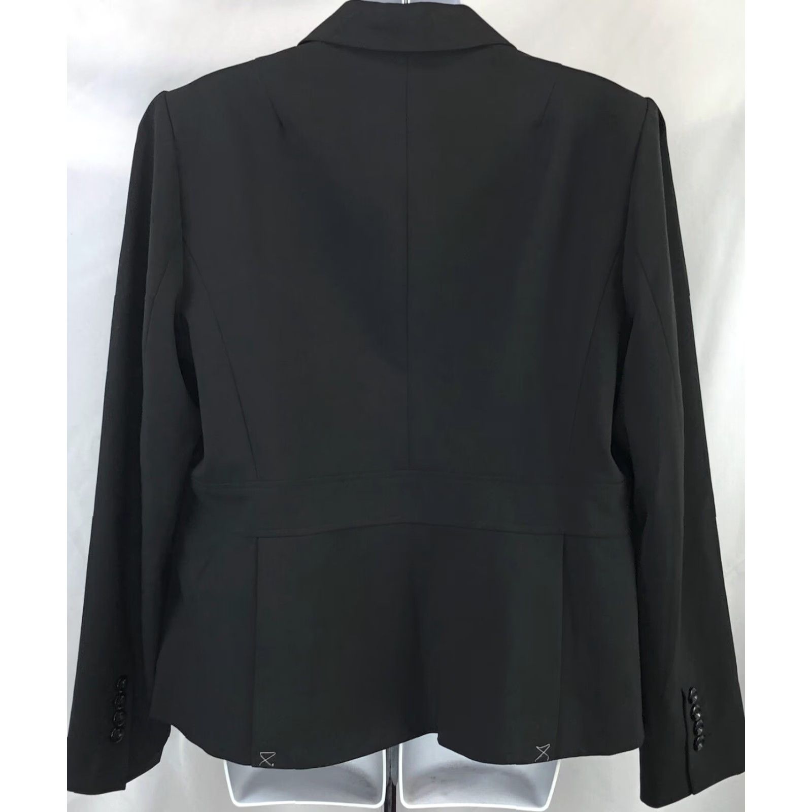 George George Blazer Jacket 16 Blk 2 Button Double Vent Lined Career Capsule Work Shirt Size XXL / US 16-18 / IT 52-54 - 3 Thumbnail