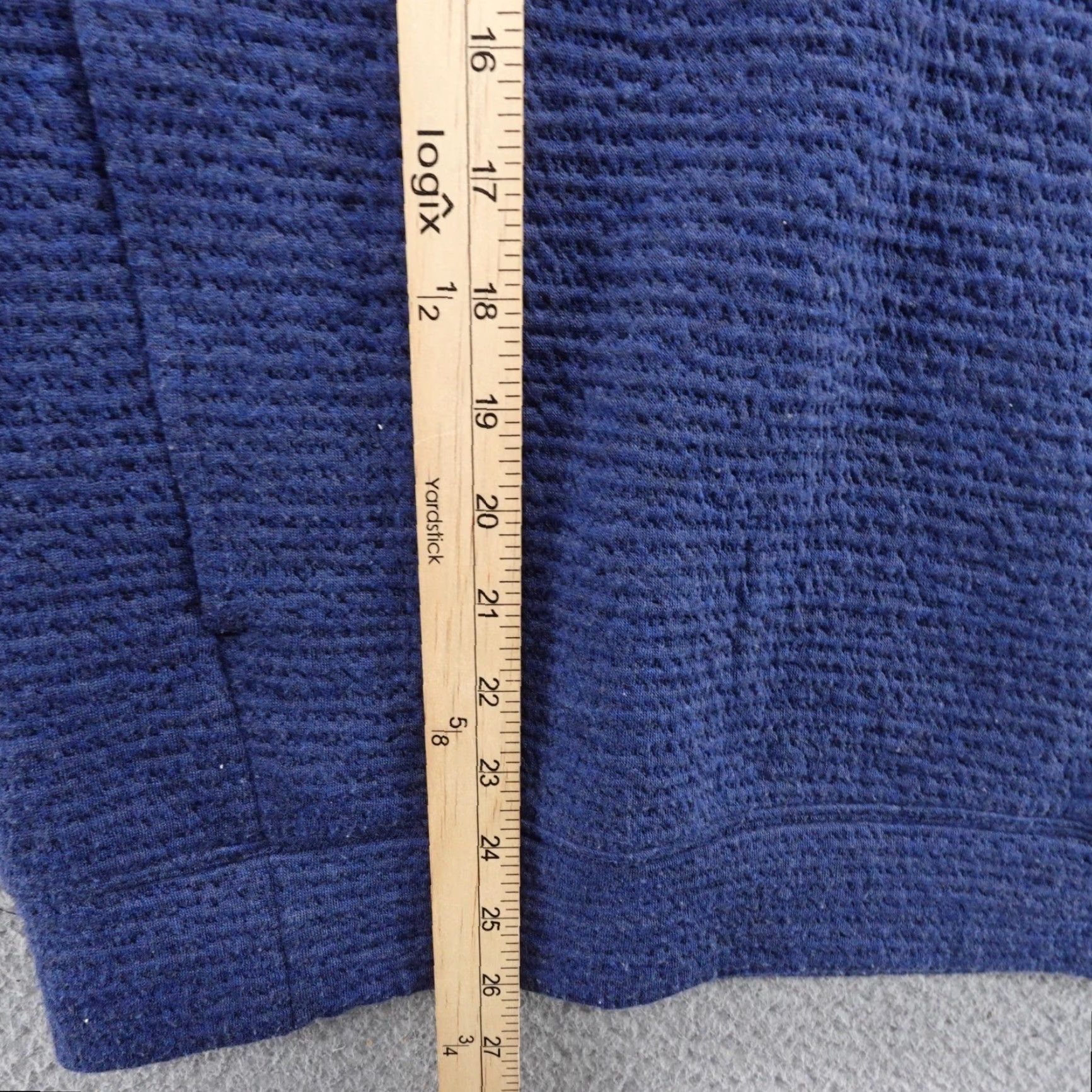 Vintage VRST Mens Blue Textured Quarter Zip Pullover Sweatshirt Small NEW 8 Size US S / EU 44-46 / 1 - 7 Thumbnail