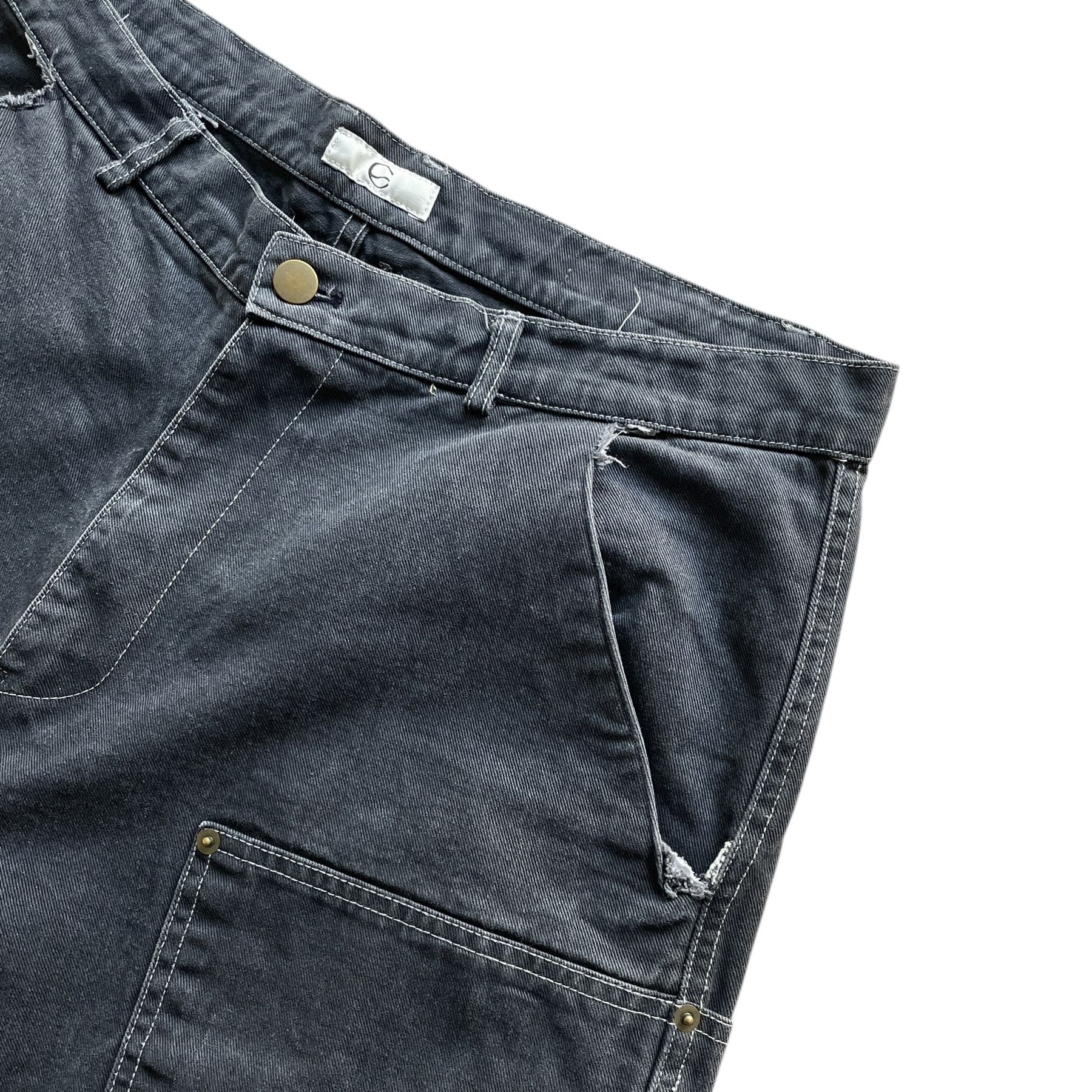 Japanese Brand Baggy skater hiphop work carpenter pants Size US 34 / EU 50 - 4 Thumbnail