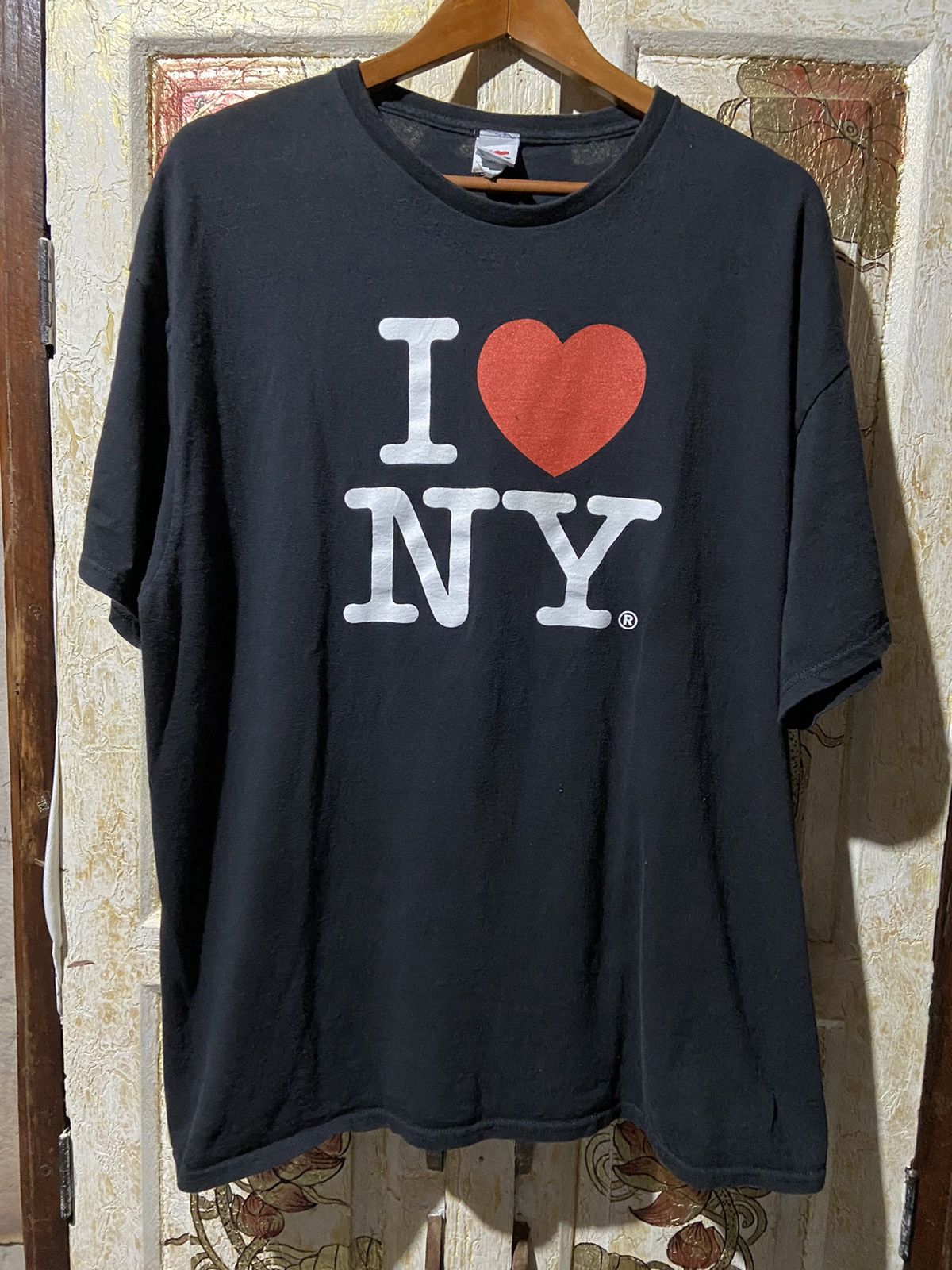 Vintage fashion y2k i love ny black size xxl