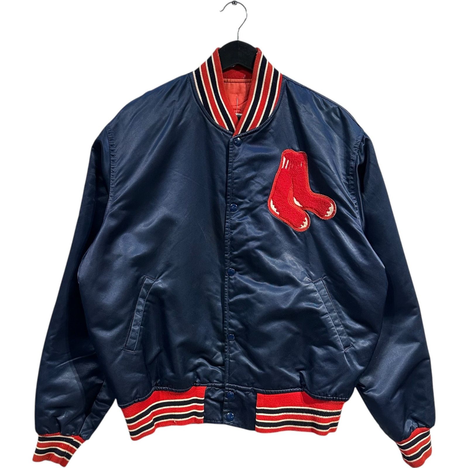 Starter Vintage Boston Red Sox Satin Bomber Jacket L Size US L / EU 52-54 / 3 - 1 Thumbnail