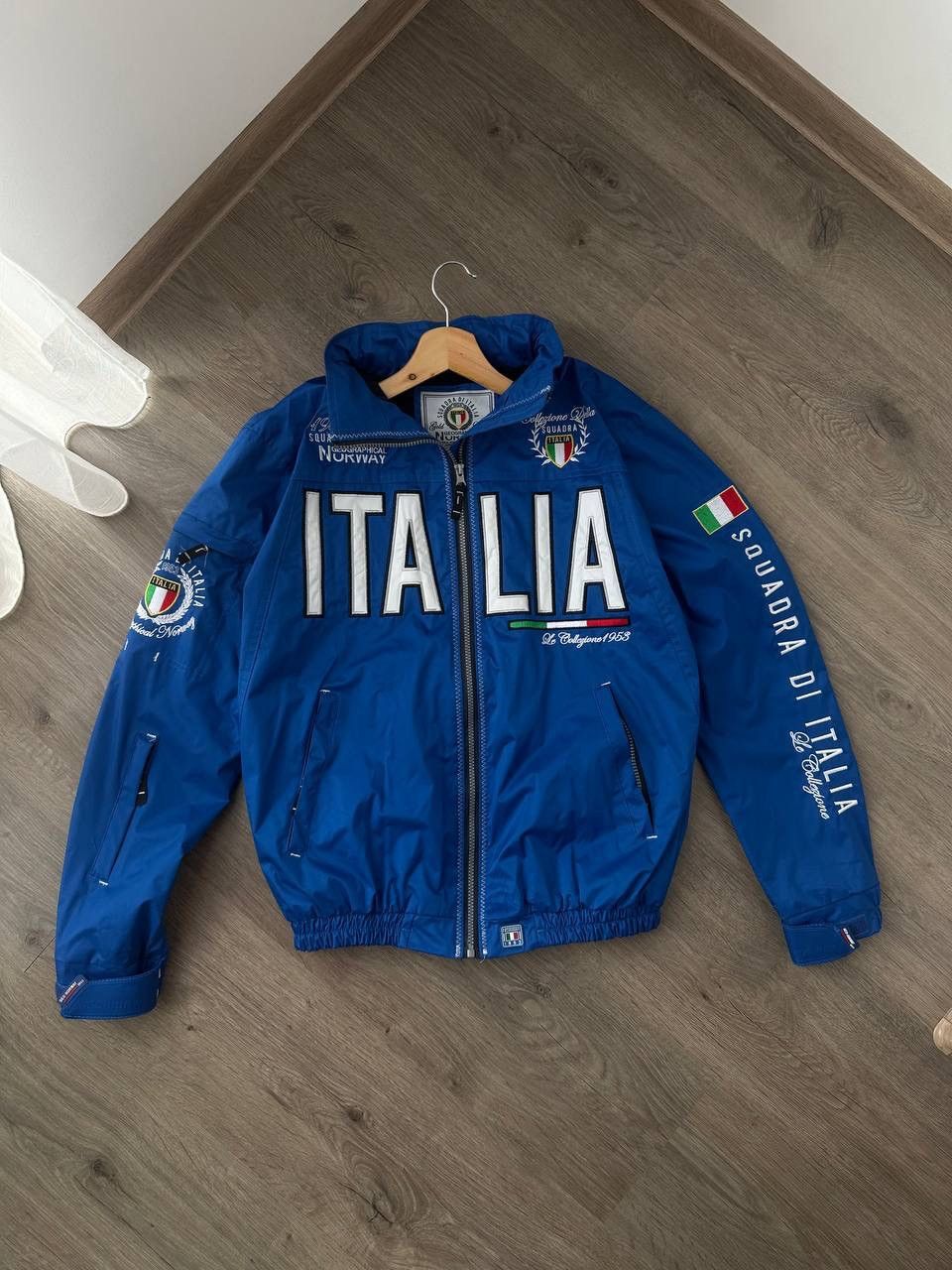 Japanese Brand × Polo Ralph Lauren × Vintage Vintage Polo Ralph Lauren Style ITALIA 10 Blue Jacket Size US M / EU 48-50 / 2 - 7 Thumbnail