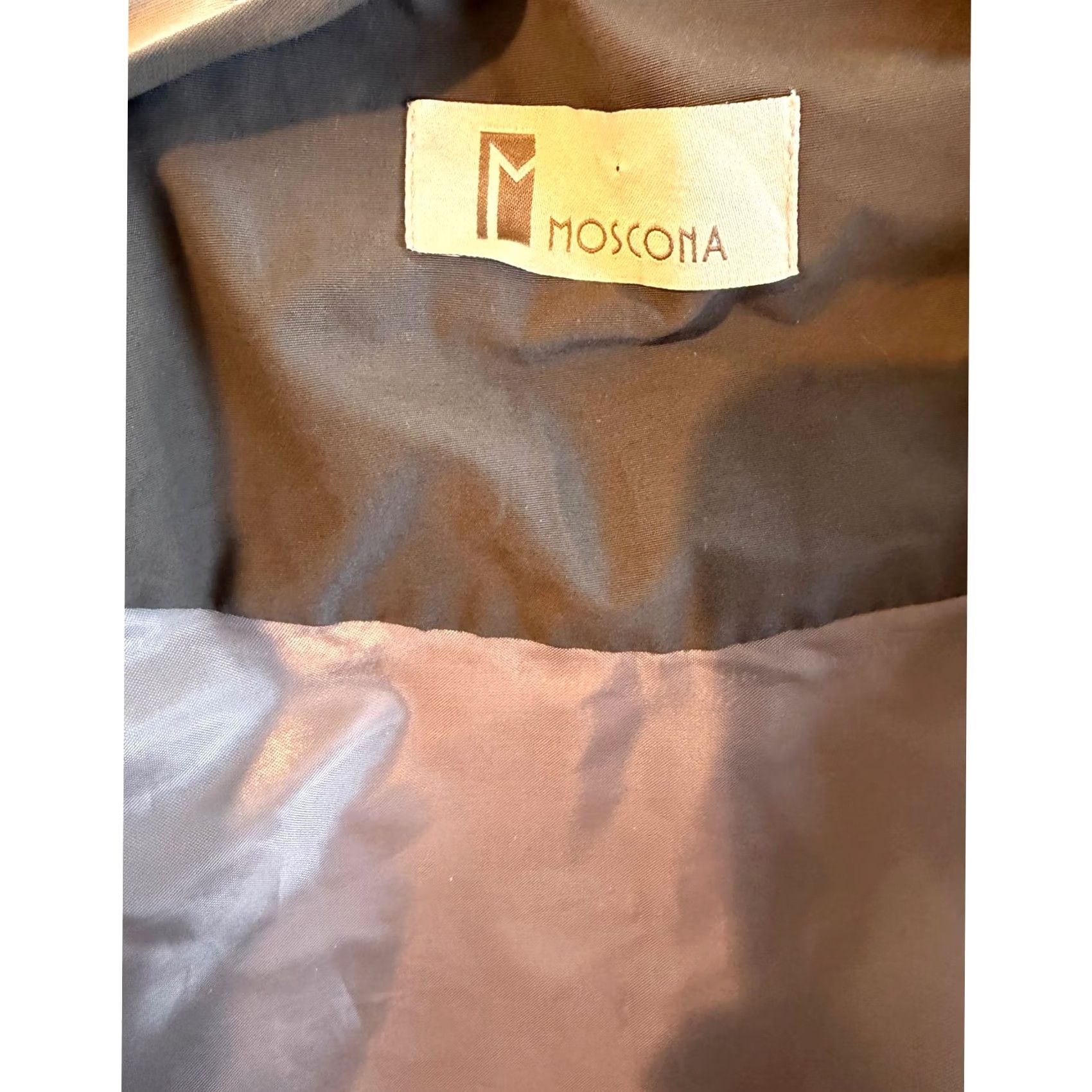Vintage Moscona Coat Duster Lightweight Jacket Longline Gray Open Front Modern Chic M Size ONE SIZE - 6 Thumbnail