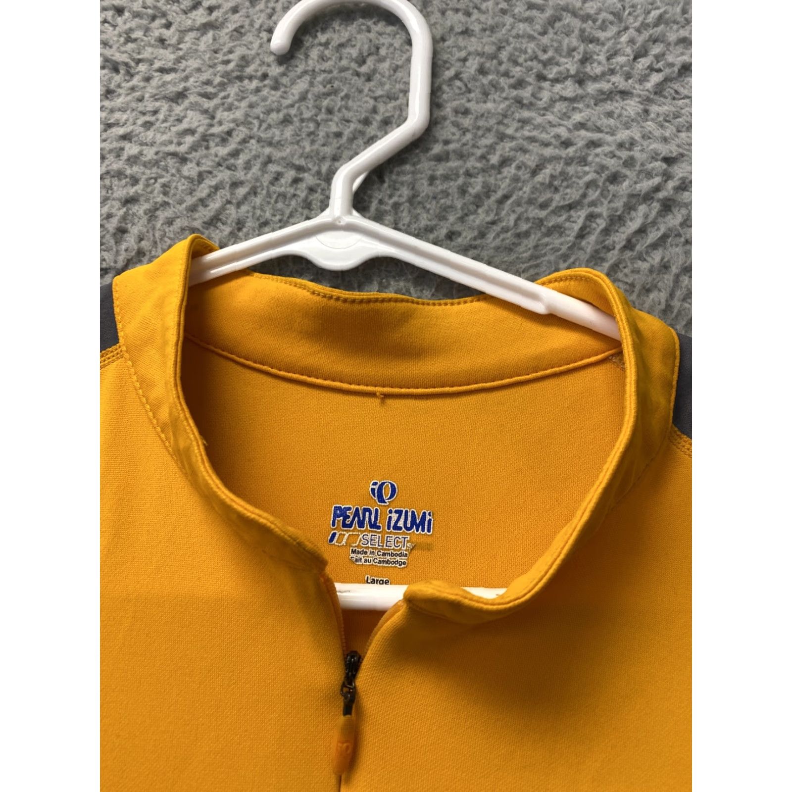 PEARL iZUMi Pearl Izumi Izumi Cycling Jersey Bike Shirt Large Mens 3/4 Zip Yellow Made in USA 97-51 / T-Shirt Jersey Men Cycling Photos? Size US L / EU 52-54 / 3 - 4 Thumbnail