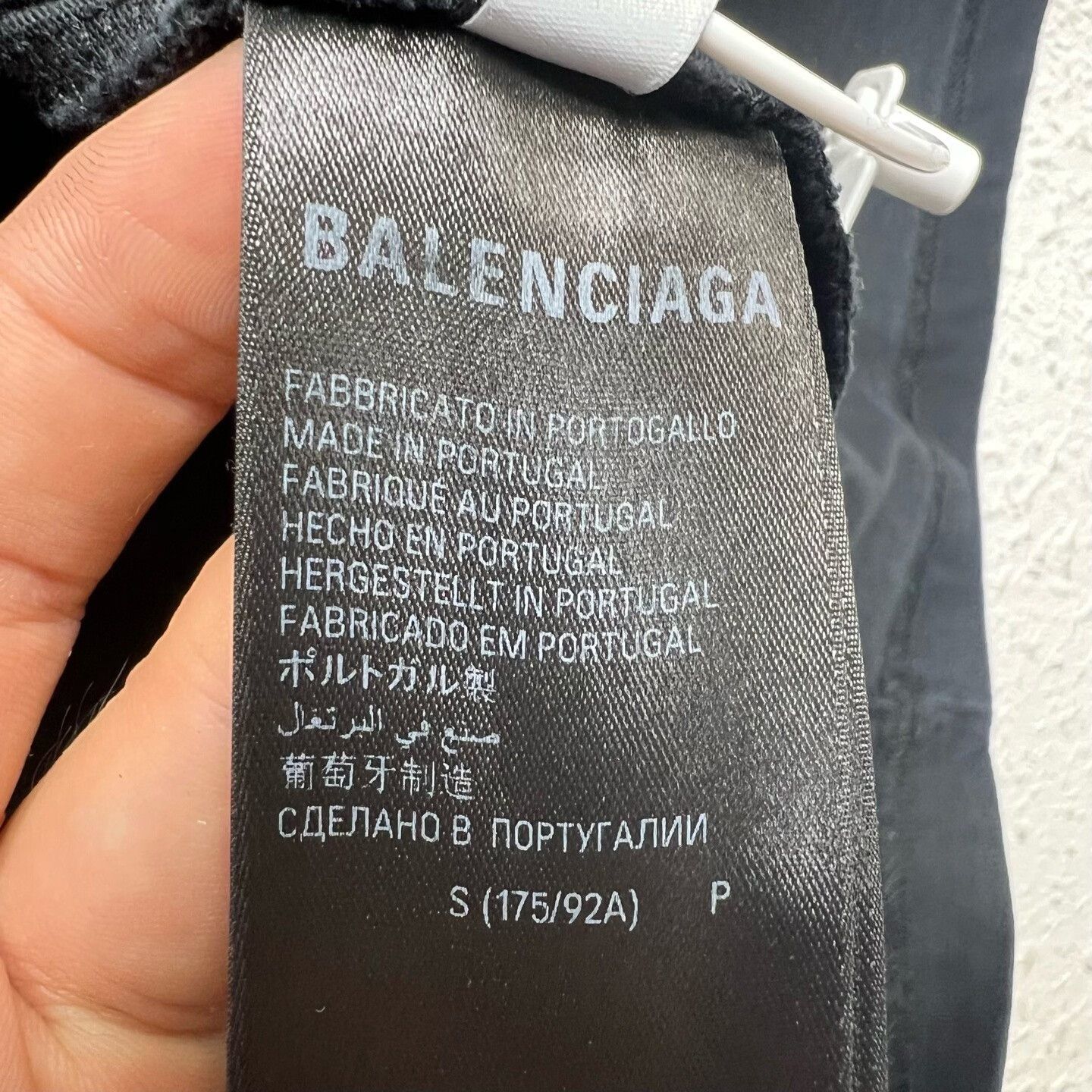 Balenciaga black balenciaga logo short sleeve t-shirt Size US S / EU 44-46 / 1 - 5 Thumbnail