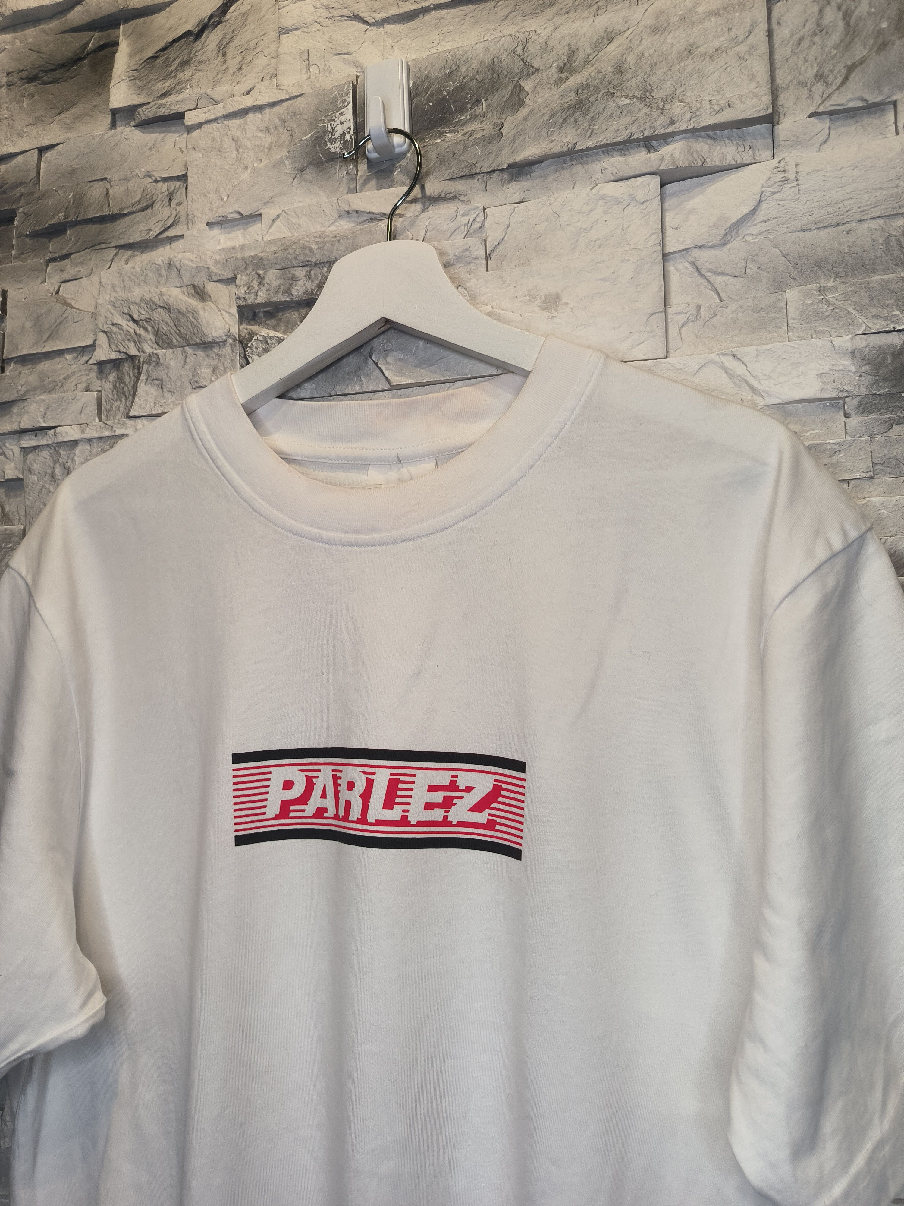 Parlez Parlez T-Shirt Tee White Logo Size US L / EU 52-54 / 3 - 2 Thumbnail