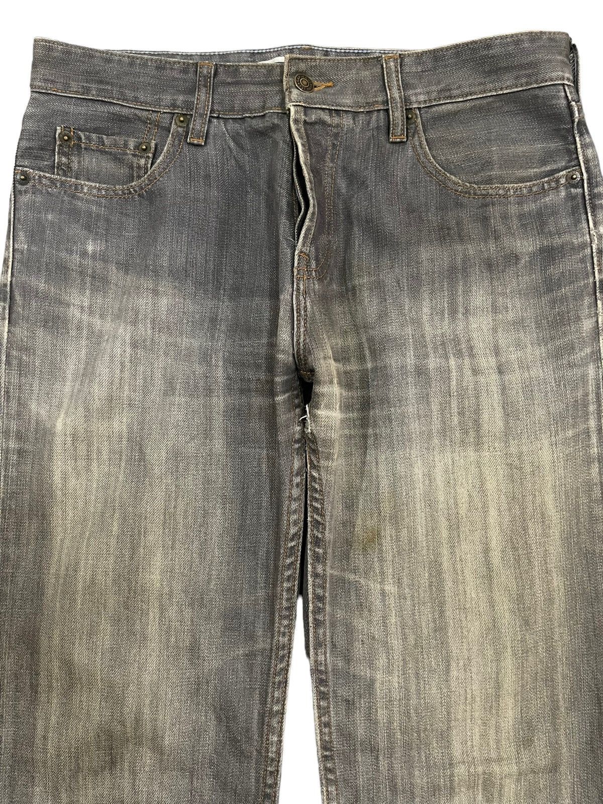 Gap Vintage Gap Classic Mud Wash Style Straight Loose Jeans Size US 32 / EU 48 - 3 Thumbnail