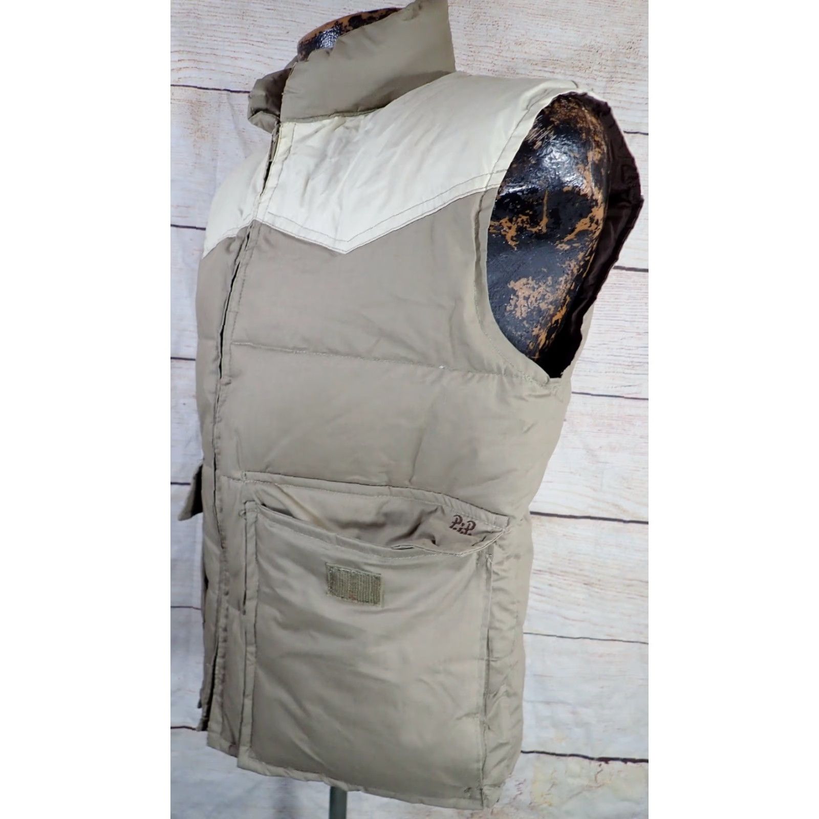 Vintage VINTAGE Ski Daddle Pack-In Vest Vest Mens Small Adult Small Brown Down Puffer Nylon 1980s Ski Retro Camping Hunting 90s Mens Size US S / EU 44-46 / 1 - 2 Thumbnail