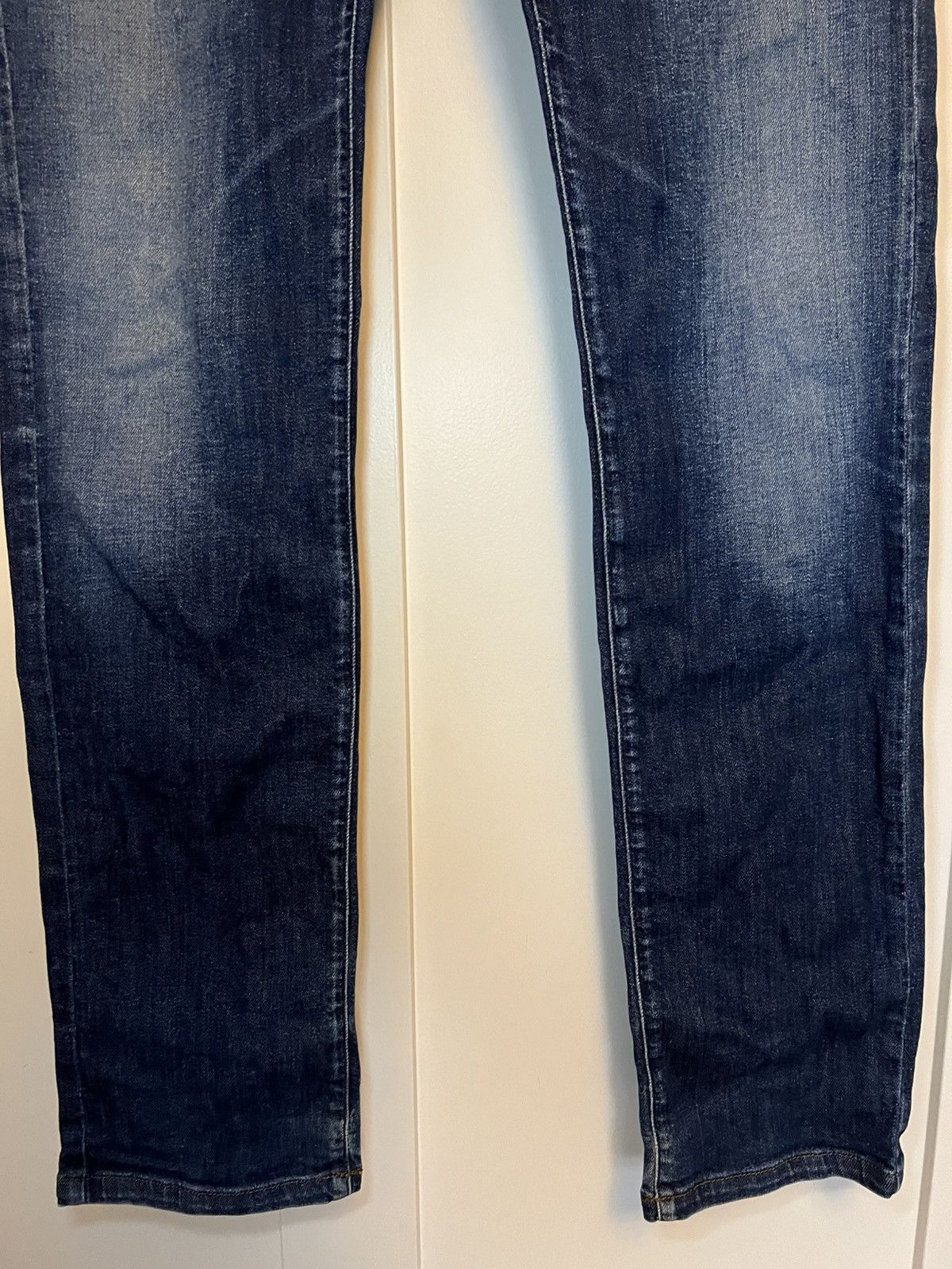 Armani Collezioni Vintage Armani Collezioni J06 slim fit low waist blue jeans Size US 33 - 9 Thumbnail