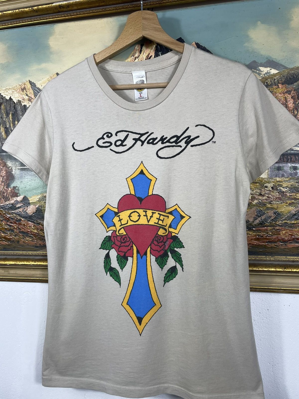 Christian Audigier × Ed Hardy × Vintage Ed Hardy Retro 00s Tees Short Sleeve Affliction Grunge Cyber Size US S / EU 44-46 / 1 - 4 Thumbnail