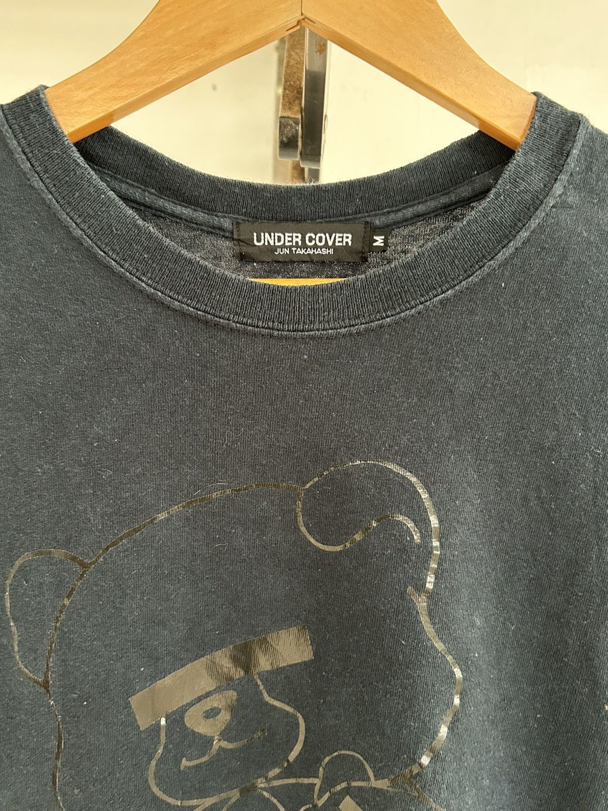 Undercover Undercover Jun Takahashi Blindfold Bear Vintage Blue Tee Size US M / EU 48-50 / 2 - 4 Thumbnail