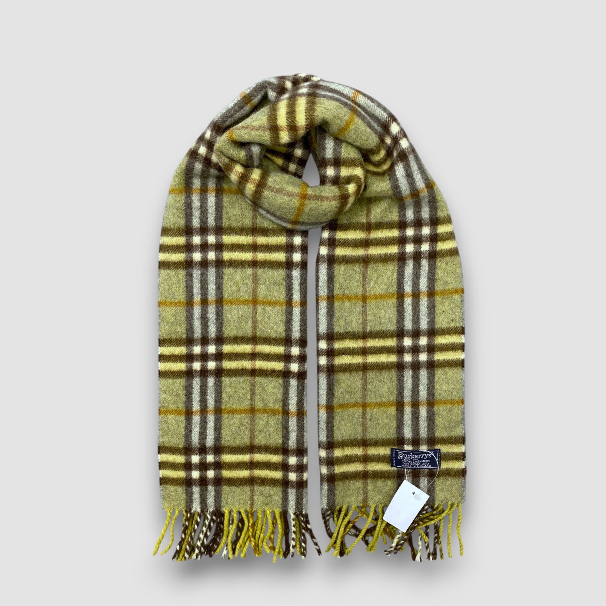 Burberry Vintage Burberry Scarf Muffler Wool Cashmere Winter Scarves Size ONE SIZE - 6 Thumbnail