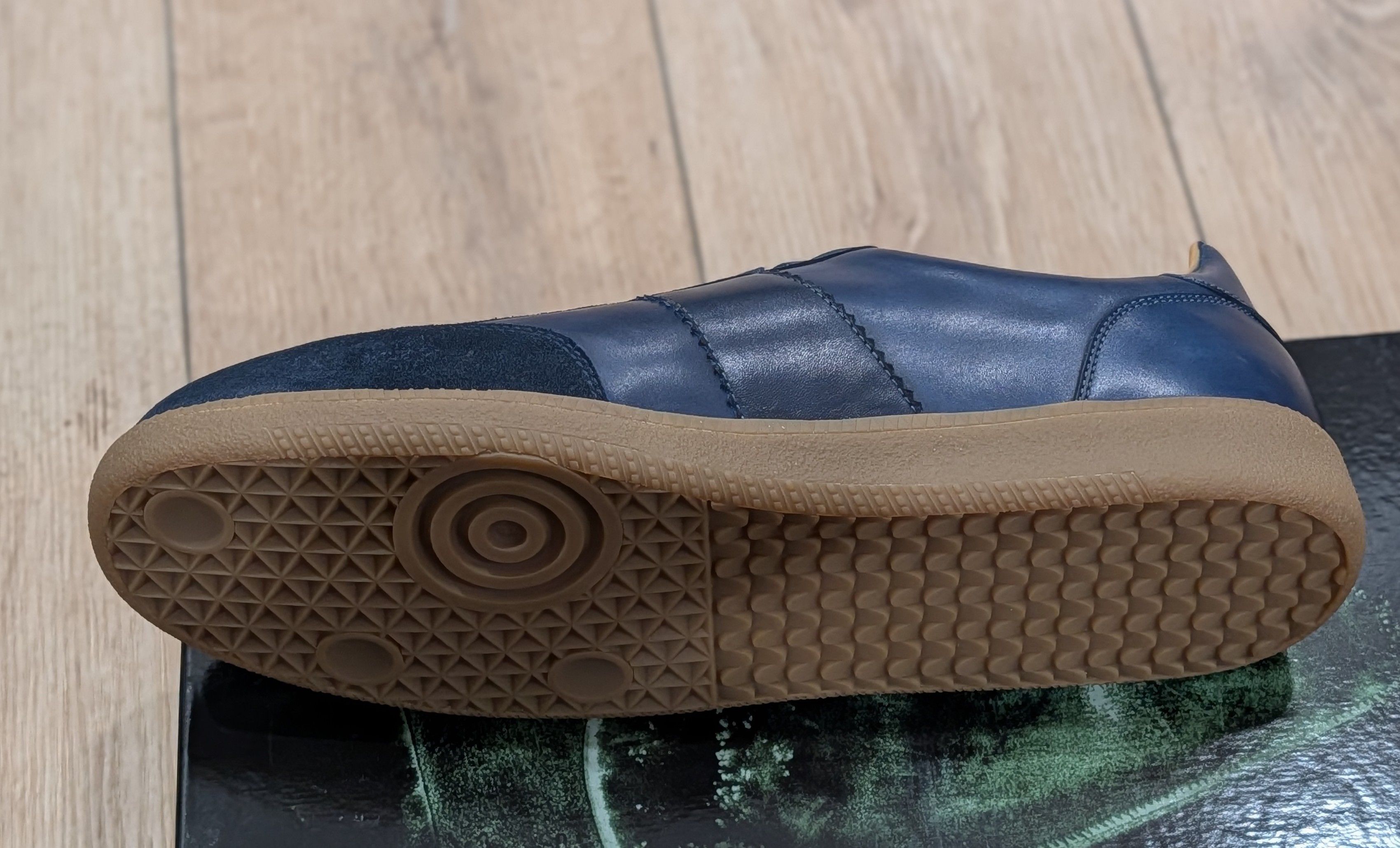 Magnanni Magnanni "Meta" Leather Low-Top Sneakers Navy/Blue US 11 Size US 11 / EU 44 - 6 Thumbnail