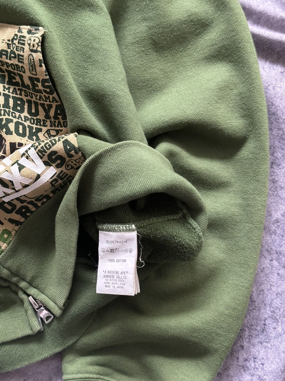 Bape Bape 25th Anniversary City Camo Green Full Zip Shark Hoodie Size US M / EU 48-50 / 2 - 14 Thumbnail