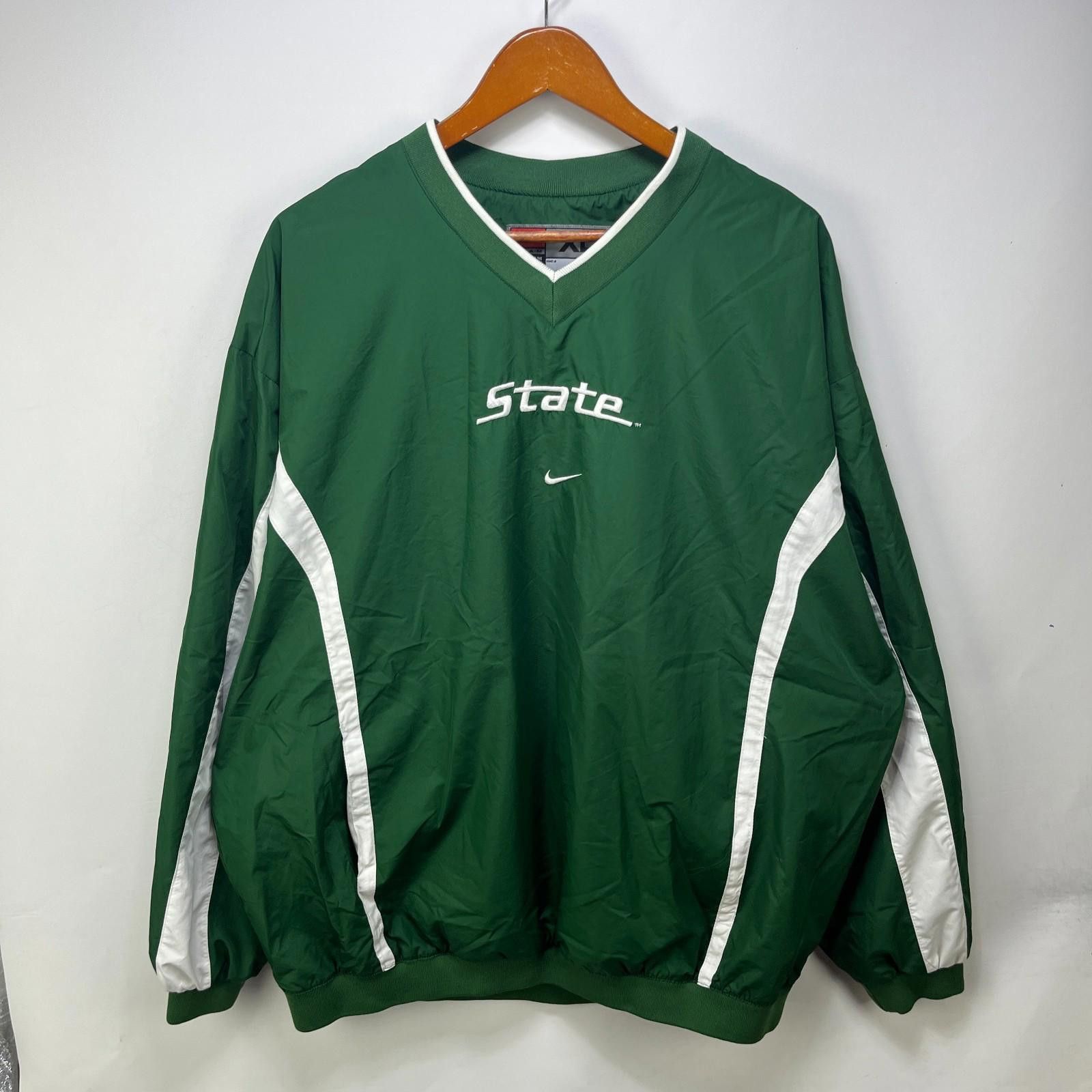Nike Vintage Michigan State Spartans Nike Windbreaker Jacket XL Size ONE SIZE - 1 Thumbnail