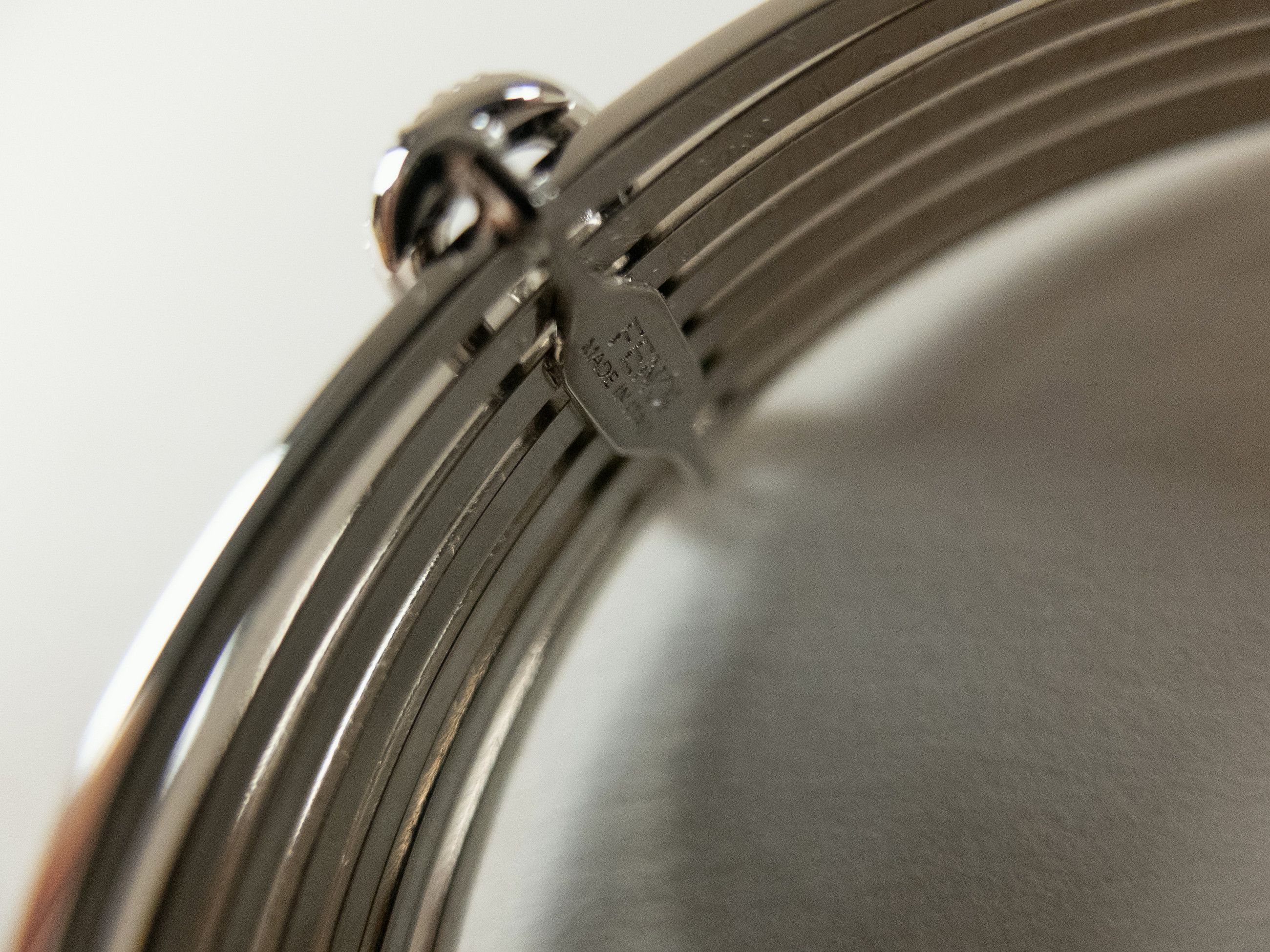 Fendi FENDI O'lock rings metal bracelet with zirconia crystals Size ONE SIZE - 5 Thumbnail