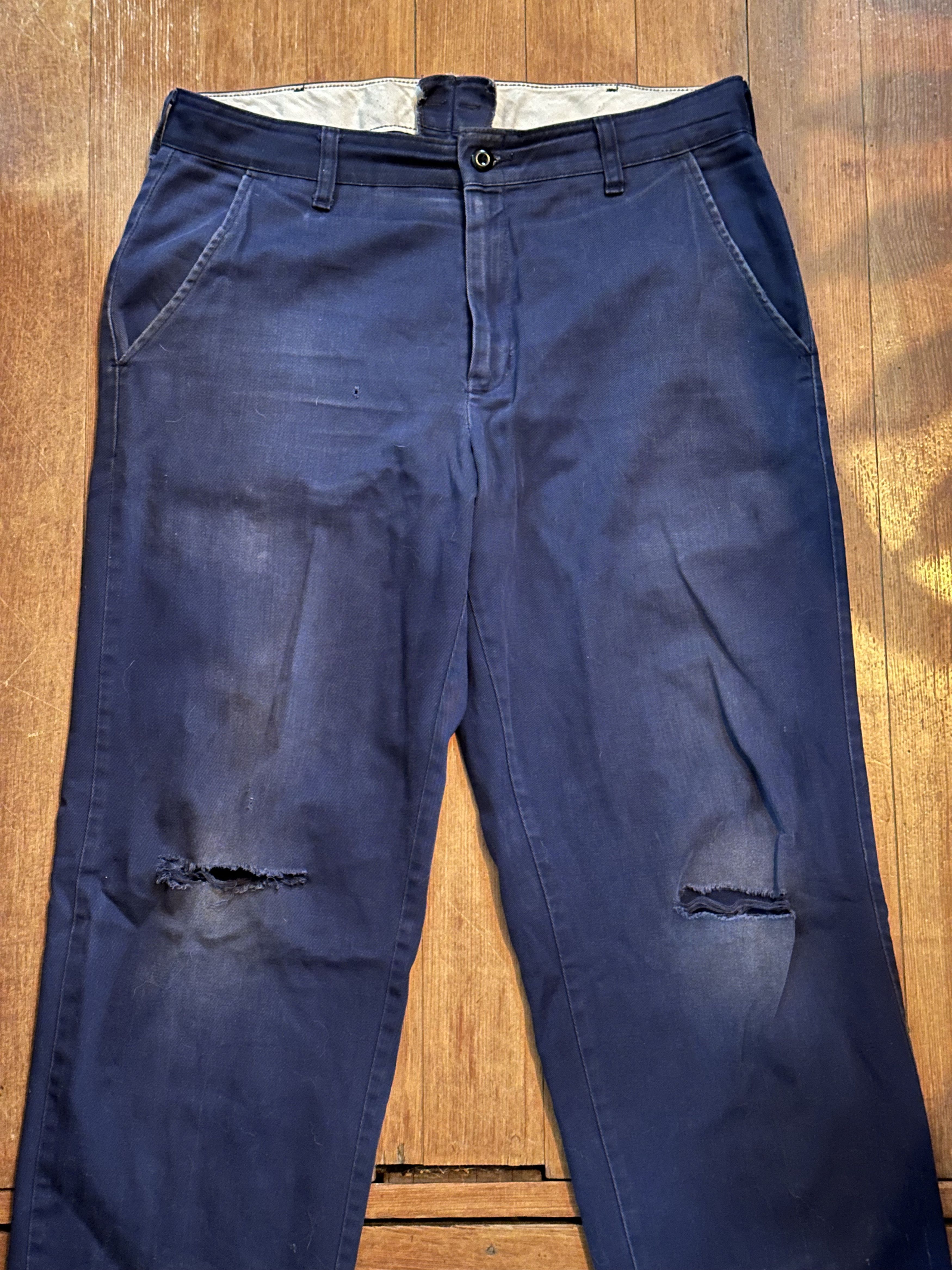 Red Kap Thrashed vintage Red Kap mechanic work pants Size US 34 / EU 50 - 2 Thumbnail