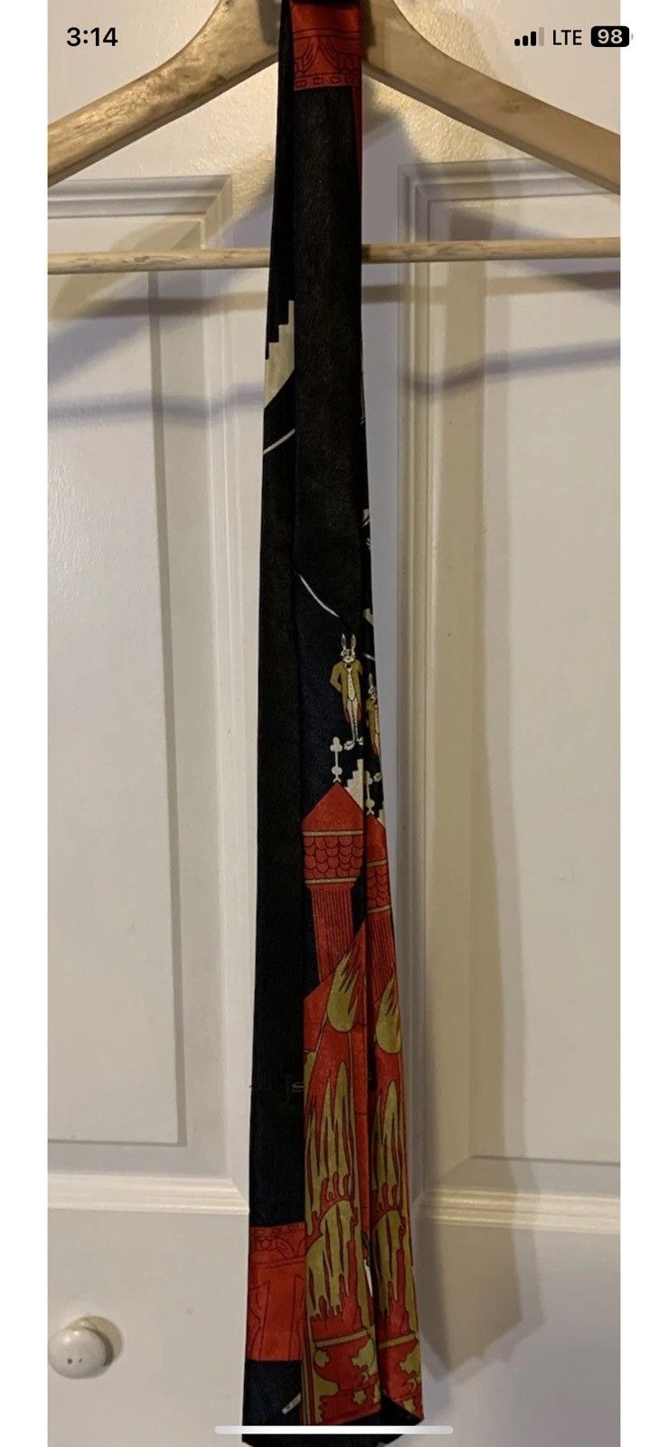 Other Looney Tunes Necktie Tie Bugs Bunny In Tux W/ Award By Simon Size ONE SIZE - 7 Thumbnail