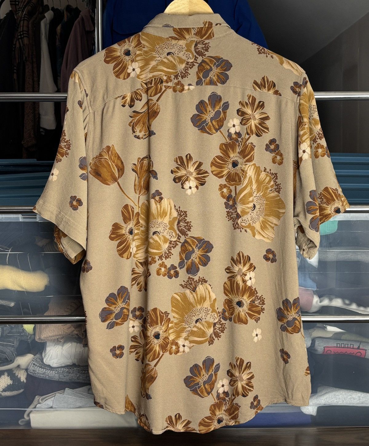 AMI AMI Floral Print Viscose Shirt Designer Rare Size US M / EU 48-50 / 2 - 3 Thumbnail