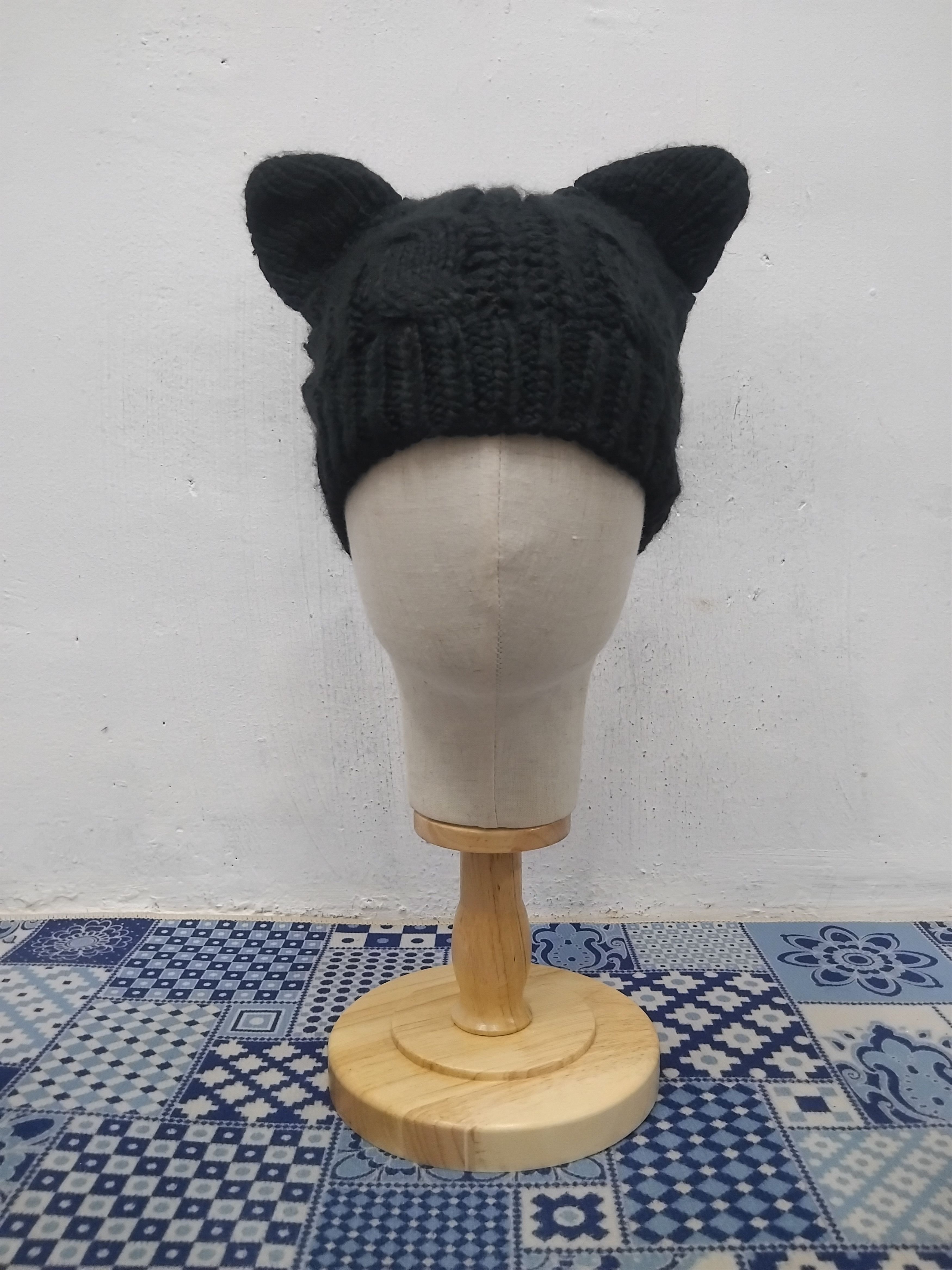 Mouse black colour beanie