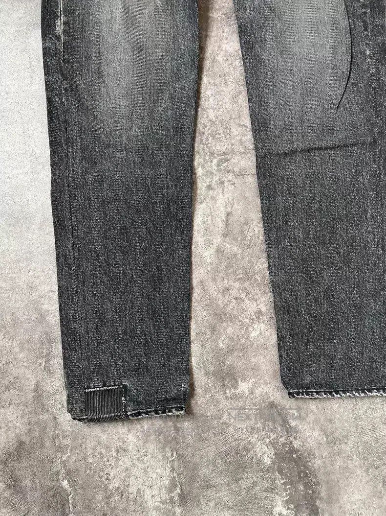 Saint Laurent Paris Saint Laurent Paris Patchwork Logo Denim Pants Size US 32 / EU 48 - 3 Thumbnail