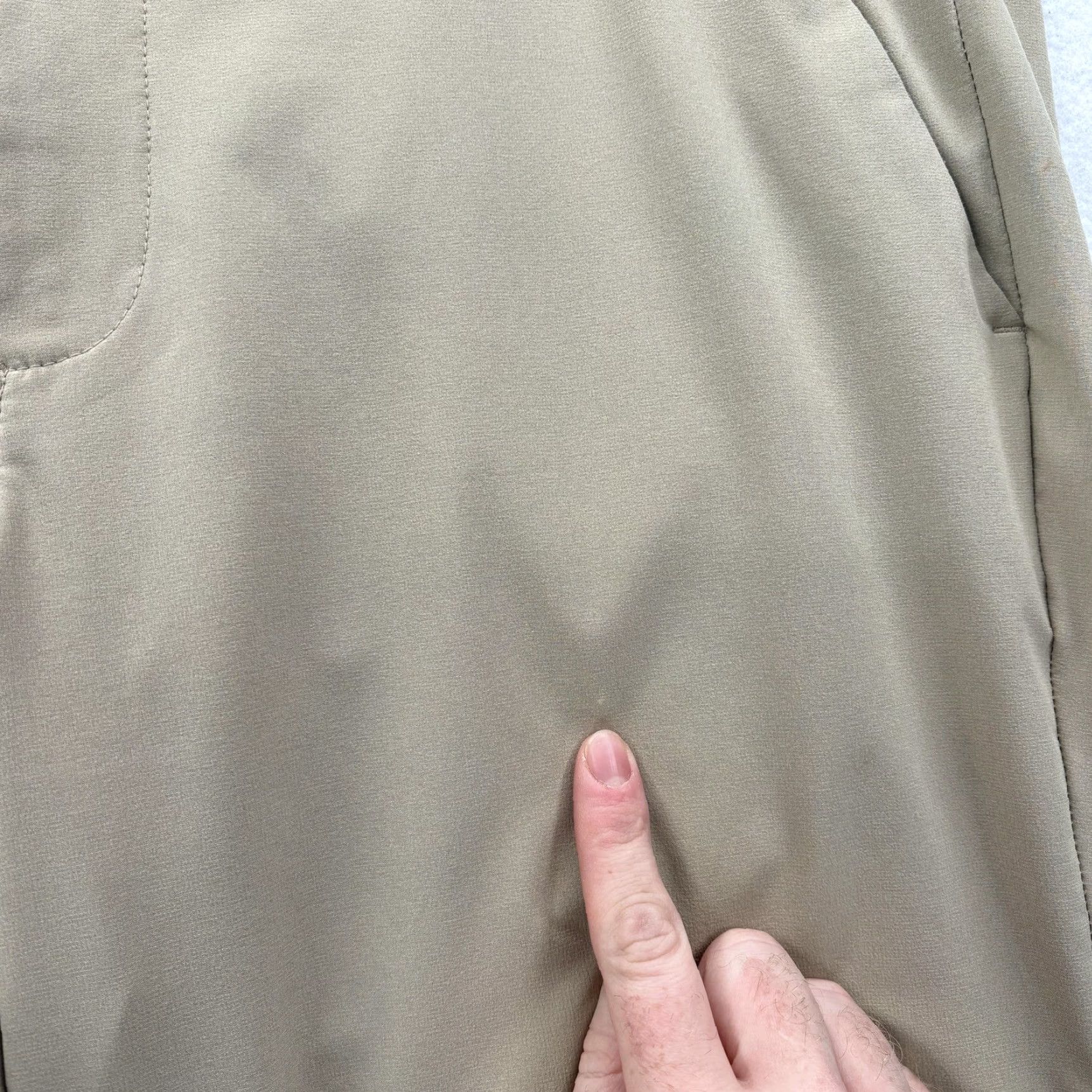 Mizzen+Main Mizzen+Main Pants Mens 38x28 Helmsman Slim Beige Khakis Golf Chino Stretch 88% Polyester 12% Spandex Mens Size US 38 / EU 54 - 7 Thumbnail