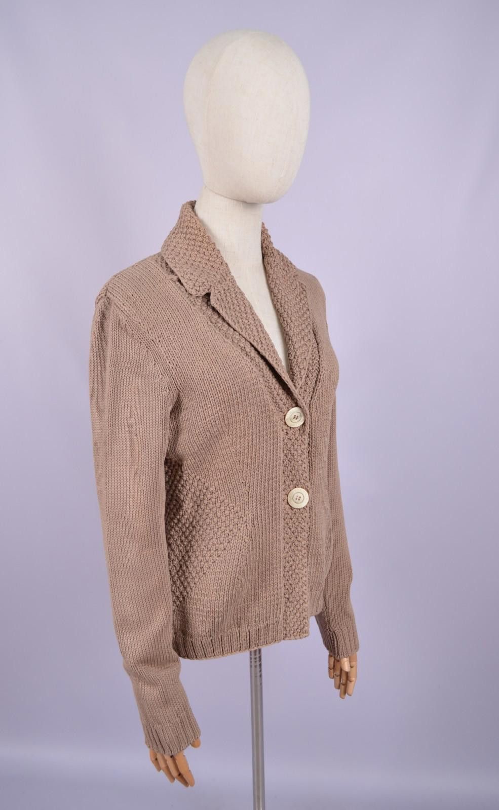 Iris von Arnim Iris Von Arnim Knit Cotton Cardigan Sweater Shawl Size XL Size XL / US 12-14 / IT 48-50 - 10 Thumbnail