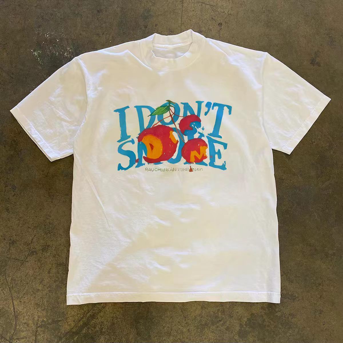 Japanese Brand White casual retro letter print t-shirt Size US M / EU 48-50 / 2 - 1 Thumbnail
