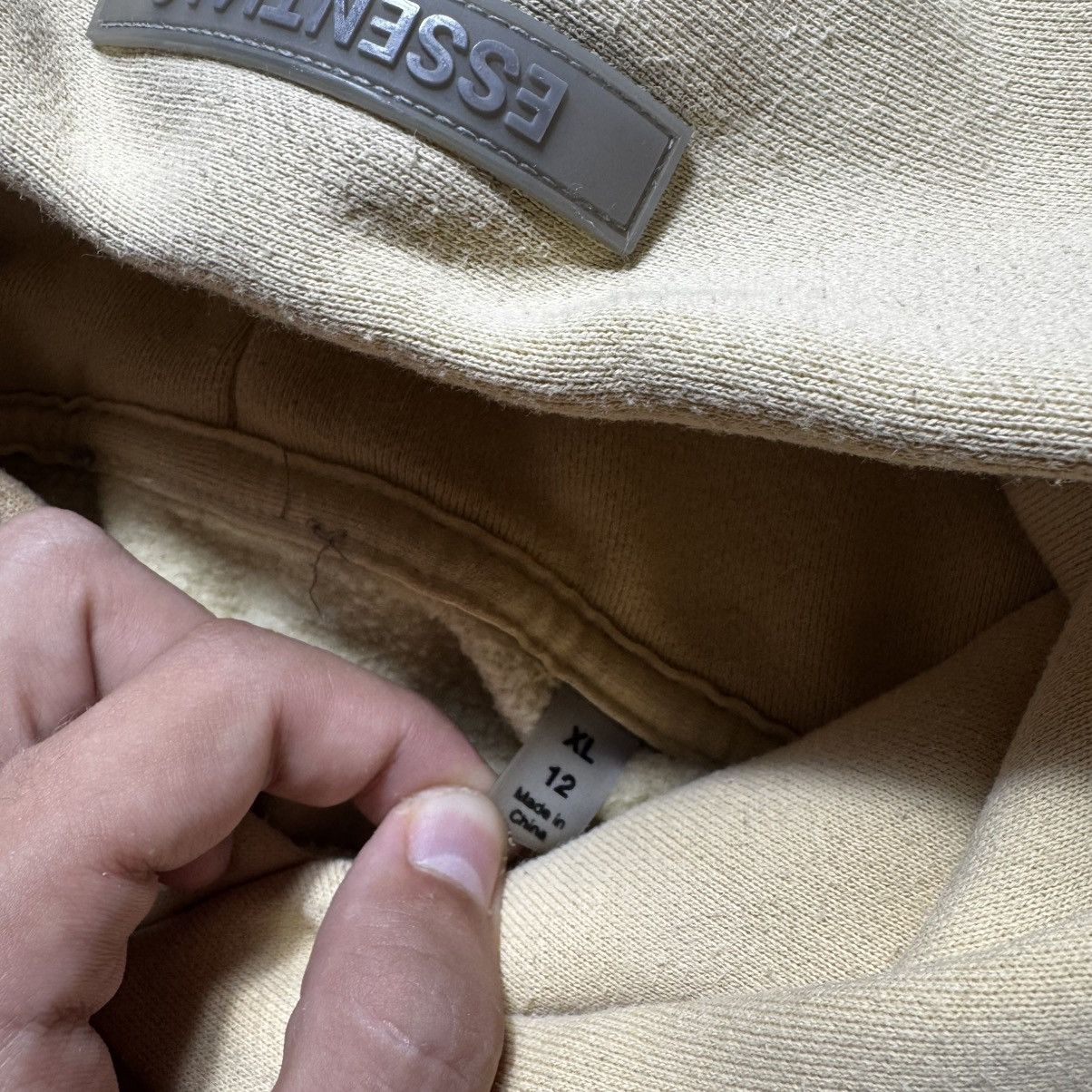 Essentials vintage essentials x fear of god hoodie y2k big logo Size M / US 6-8 / IT 42-44 - 9 Thumbnail