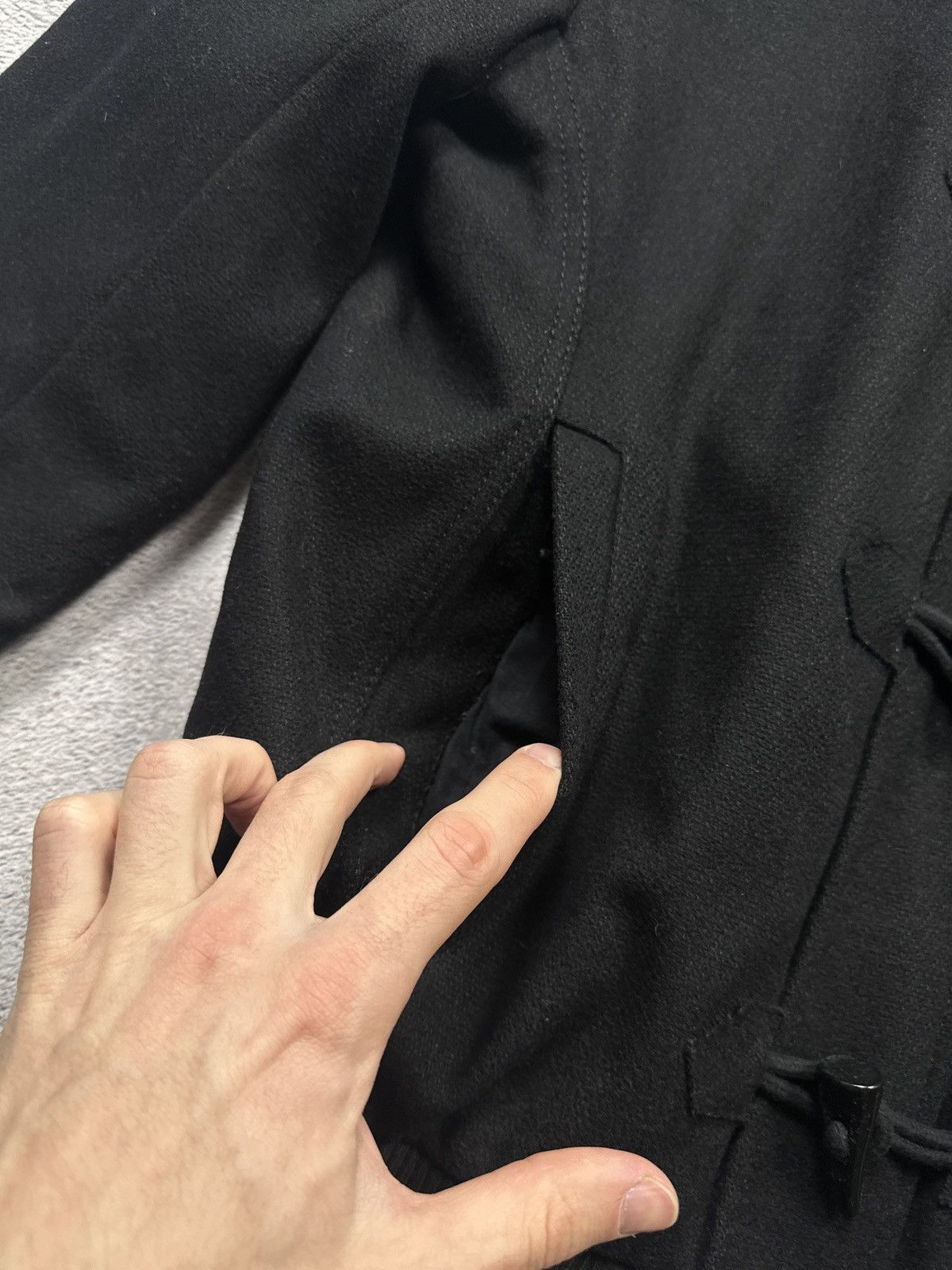 Vintage Archive Napoleon Wool Jacket Black Celine Dior Style Grunge Size US L / EU 52-54 / 3 - 8 Thumbnail