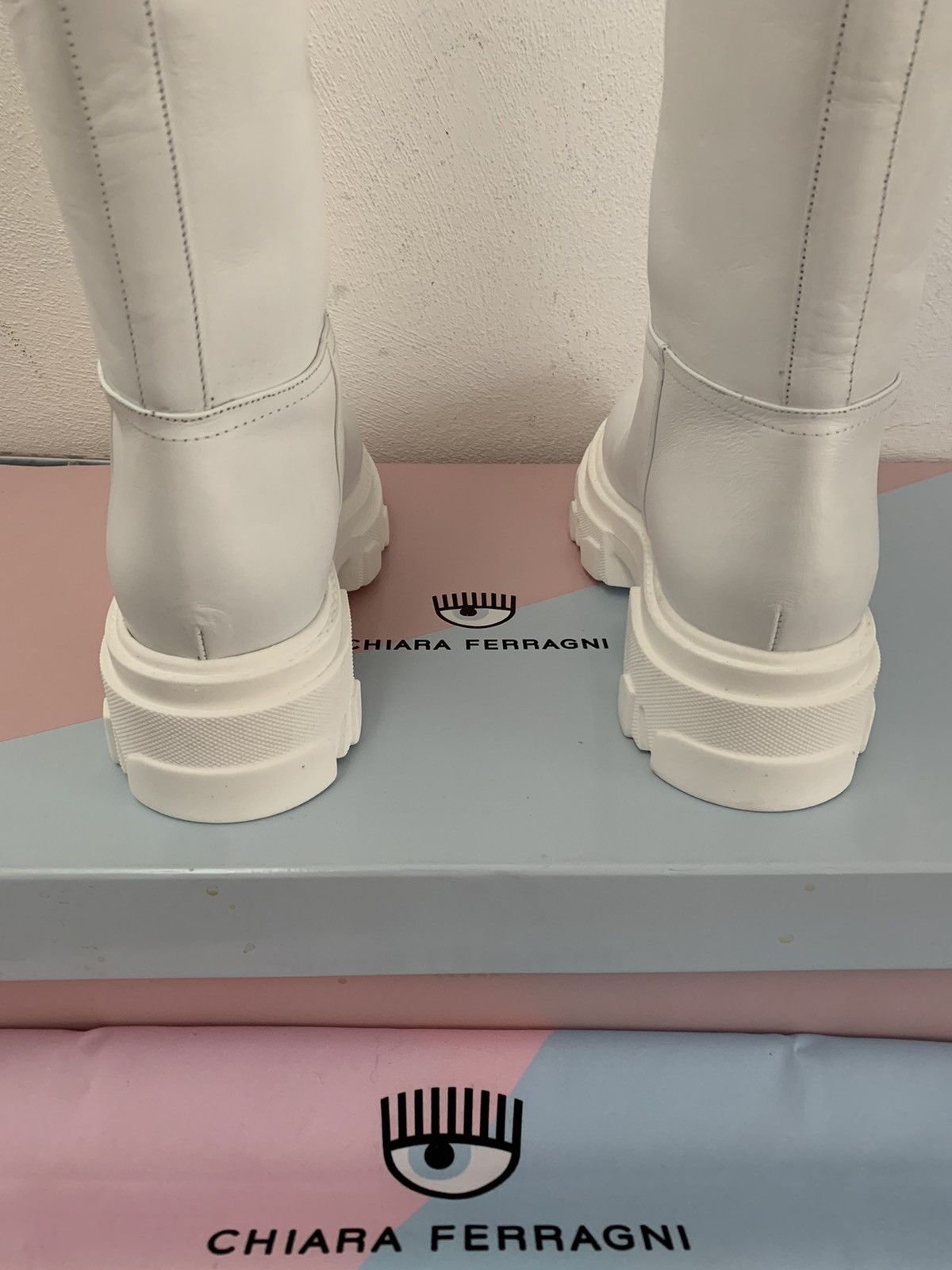 Chiara Ferragni Chiara Ferragni Leather Boots Size US 8 / IT 38 - 13 Thumbnail