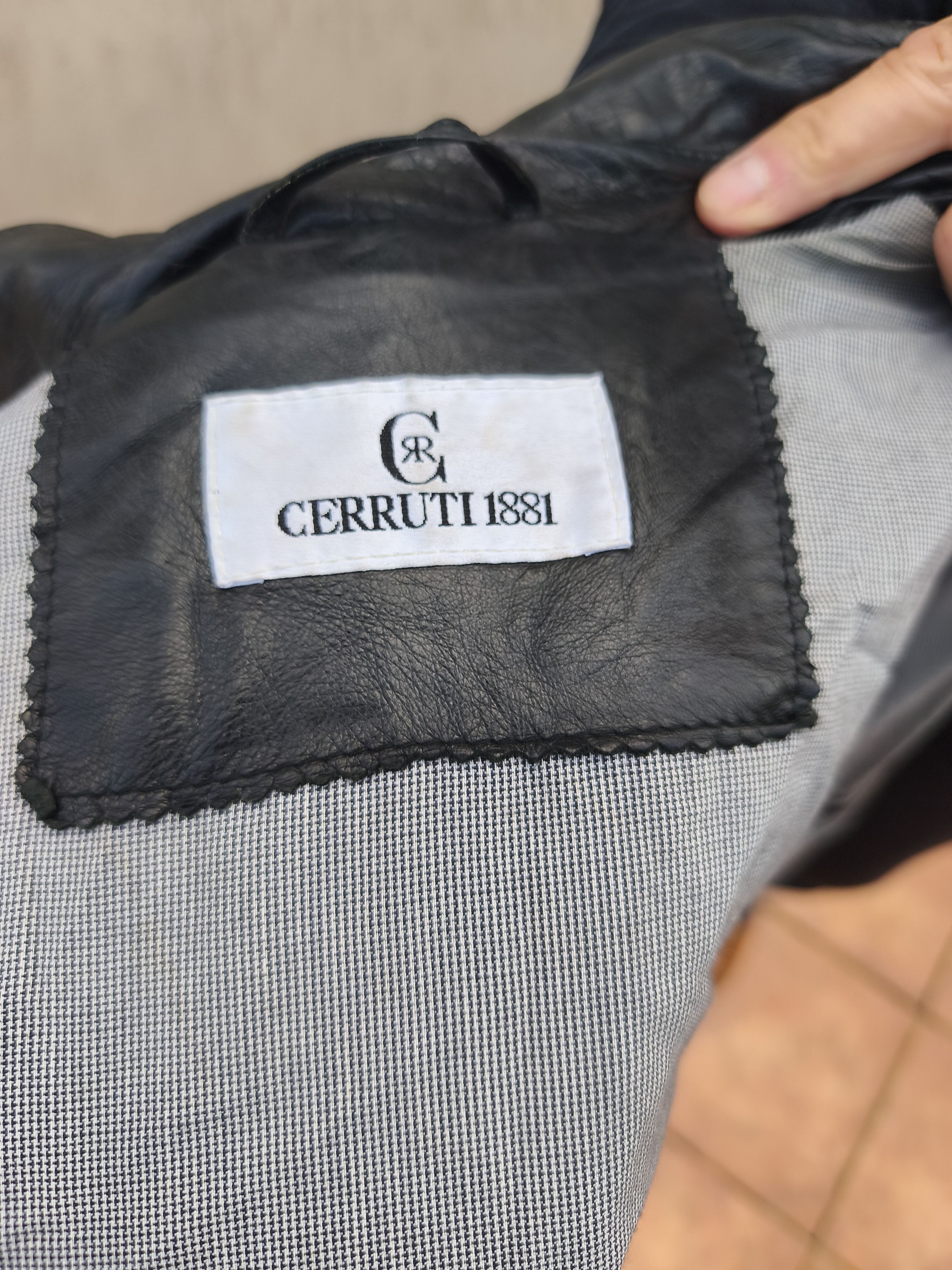 Cerruti 1881 VintagCerruti 1881 Leather Jacket Size 52 L XL Made in Italy Size US L / EU 52-54 / 3 - 3 Thumbnail