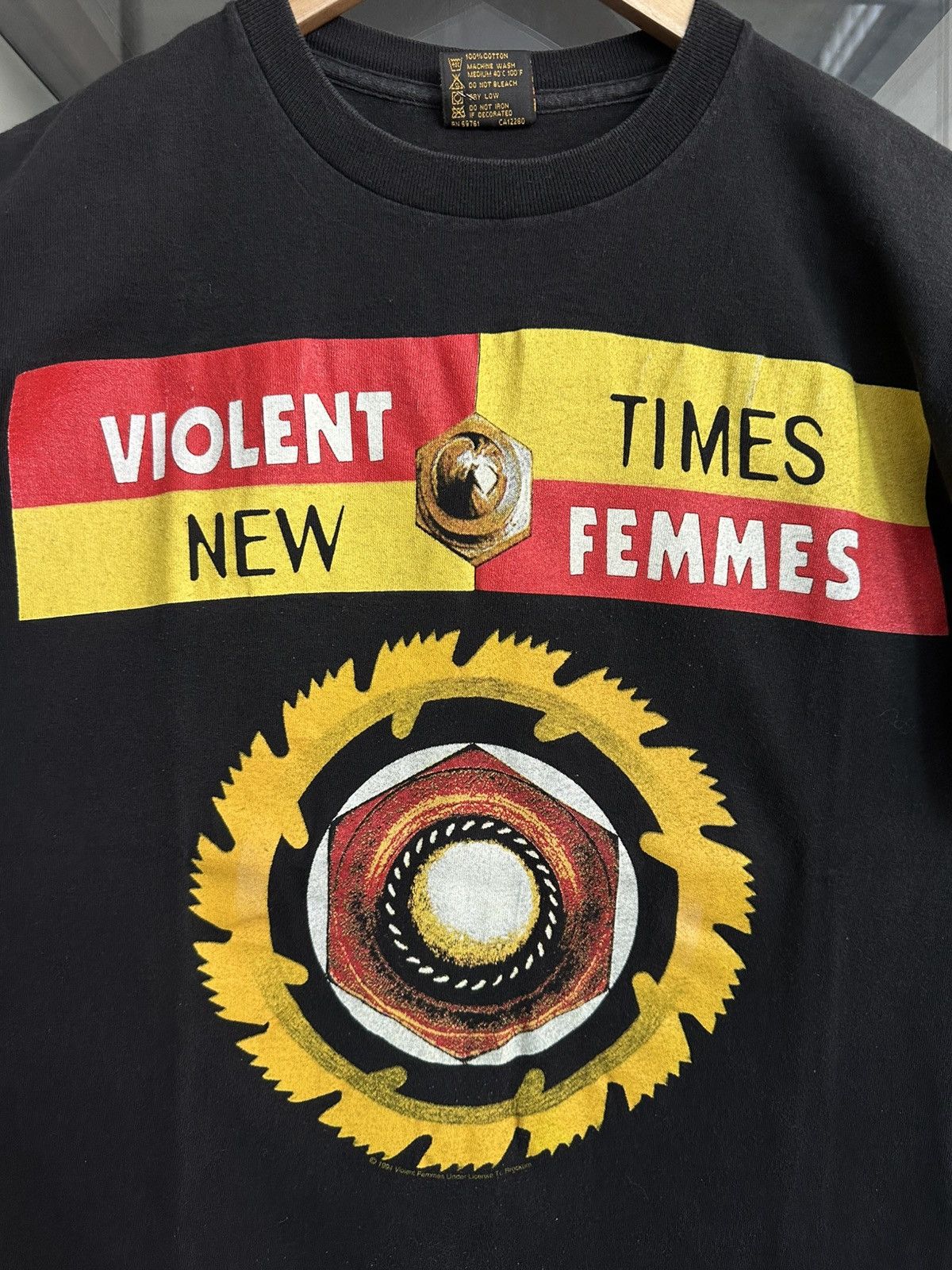 Band Tees × Vintage Violent Femmes New Times 1994 Vintage Brockum Shirt Size US M / EU 48-50 / 2 - 2 Thumbnail