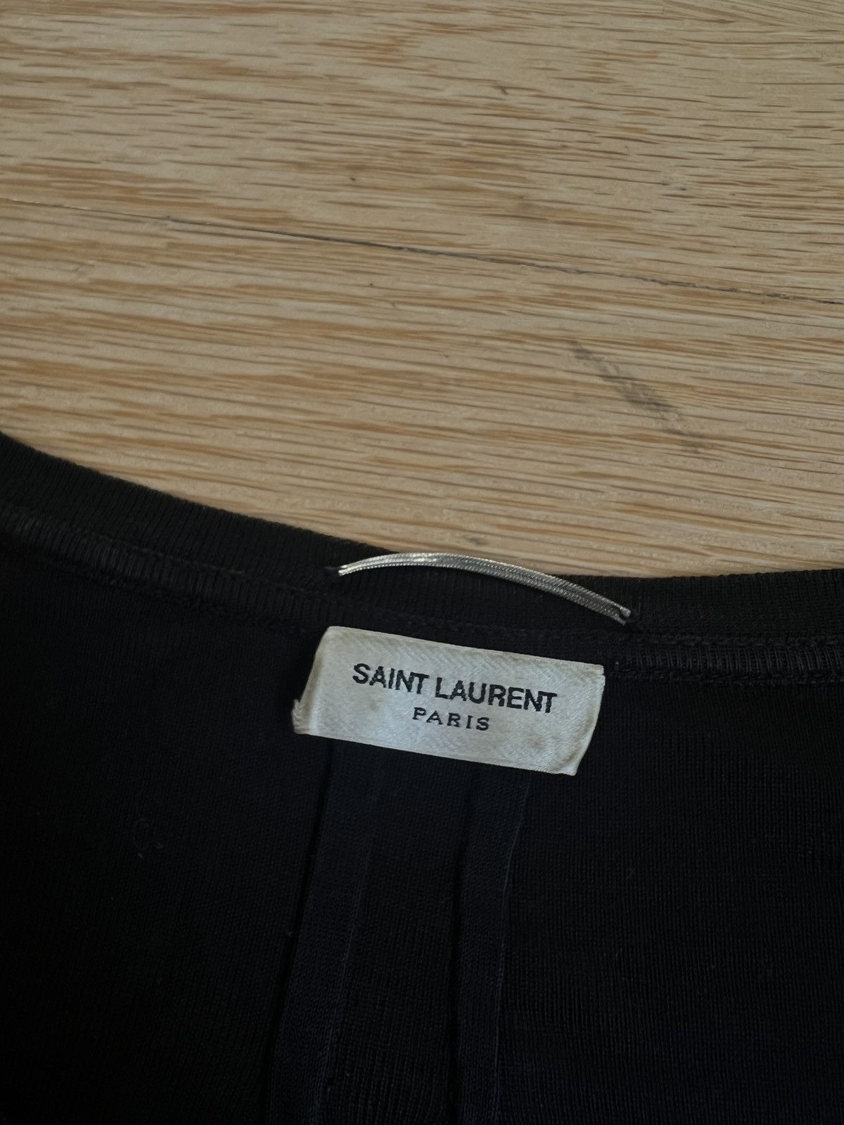 Saint Laurent Paris Saint Laurent chain pocket shirt Size S / US 4 / IT 40 - 3 Thumbnail