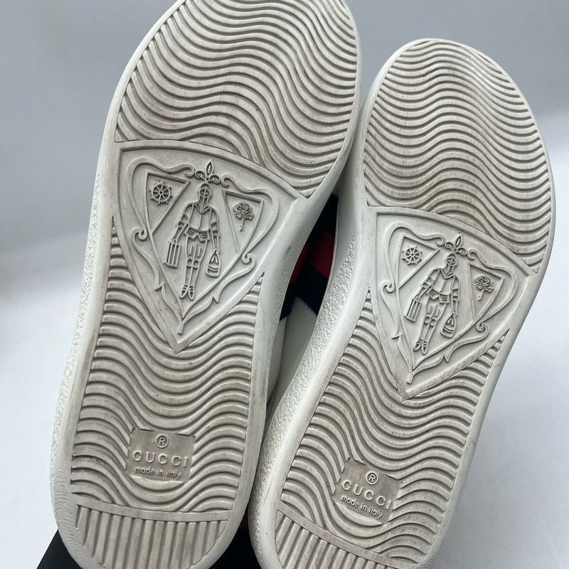 Gucci Gucci Ace Leather Low-Top Sneakers for Men - Size US 8.5 / EU 41-42 - 2 Thumbnail