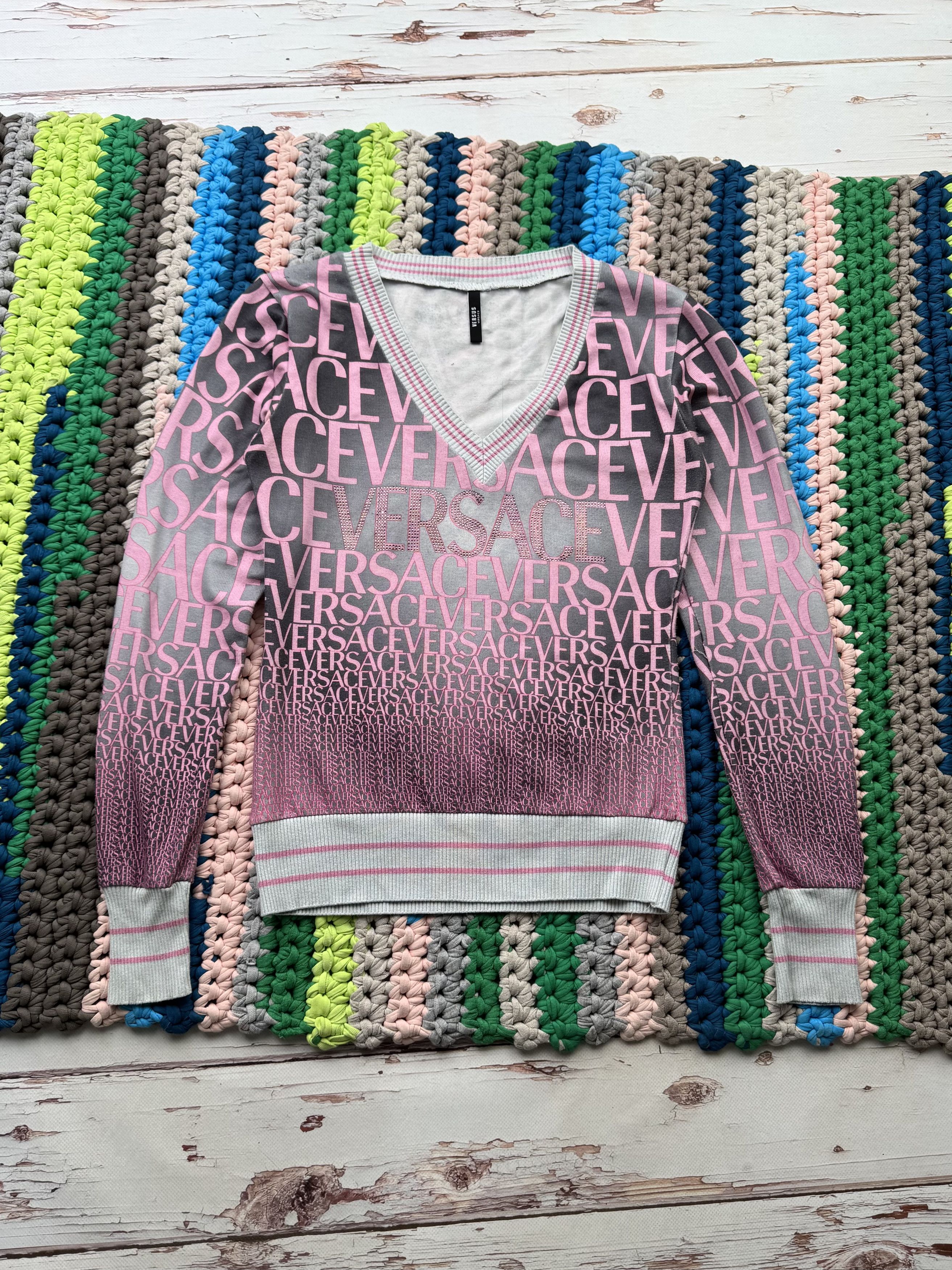 Versus Versace Versus Versace Vintage Sweater (D10)(V321) Size S / US 4 / IT 40 - 1 Thumbnail