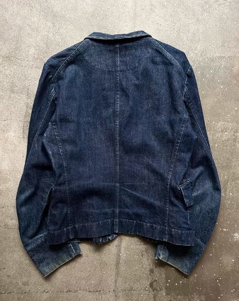 Christopher Nemeth NEMETH Curved-Sleeve Denim Jacket Size US S / EU 44-46 / 1 - 2 Thumbnail