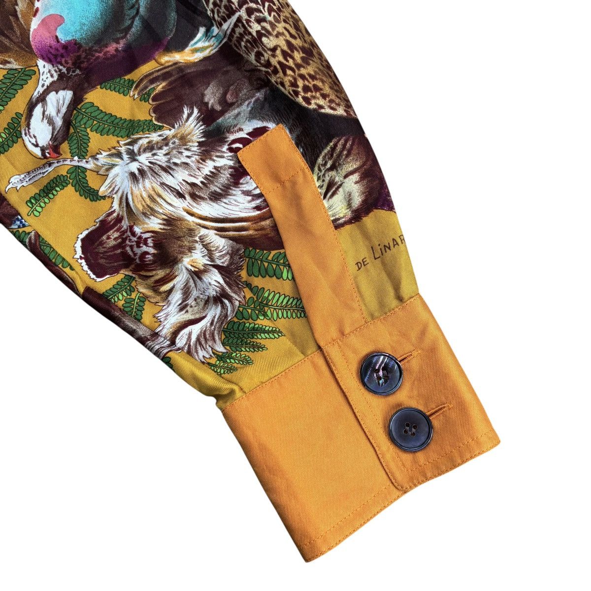 Hermes Vintage Hermes Henri de Linares Silk Shirt Size US M / EU 48-50 / 2 - 15 Thumbnail