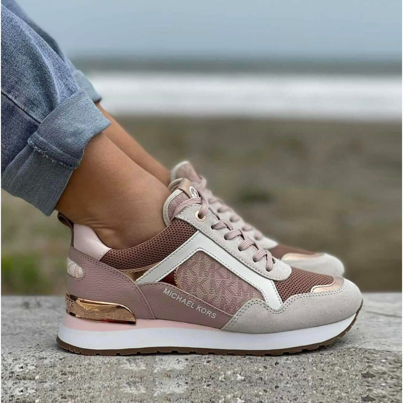 image of New Size 6 Women's Shoes Michael Kors Wilma Trainer Soft Pi in Pink