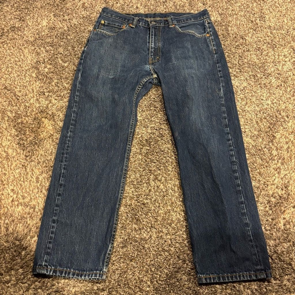 Levi's Men’s Levi's 505 Regular Fit Jeans Size US 36 / EU 52 - 3 Thumbnail