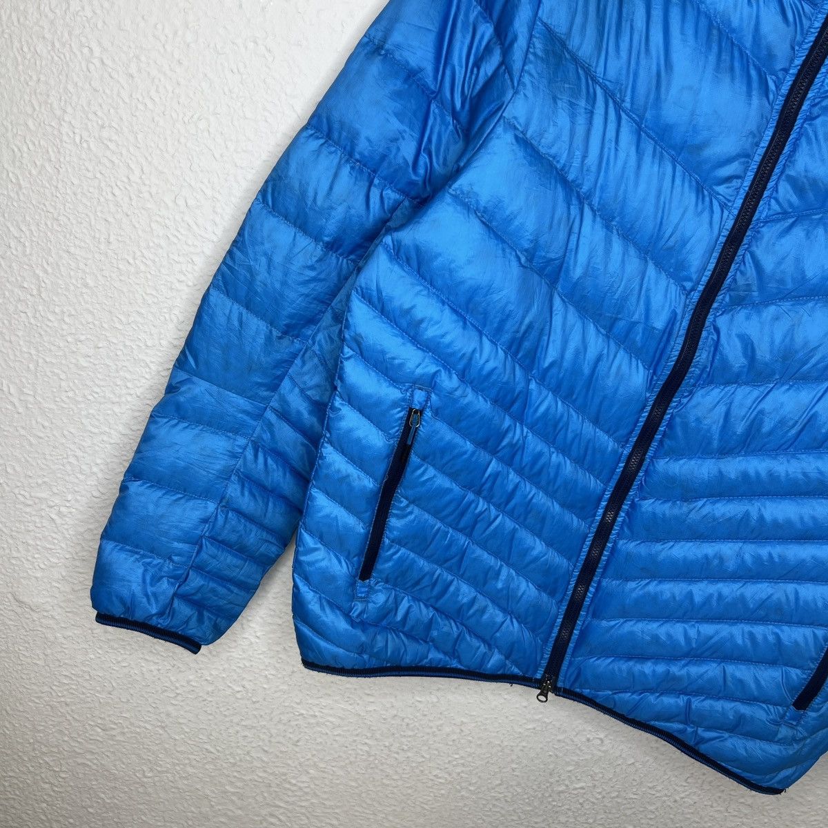 Nike Nike Tech Fleece Puffer Down Jacket Blue Log Rare Y2K Drill Size US M / EU 48-50 / 2 - 2 Thumbnail