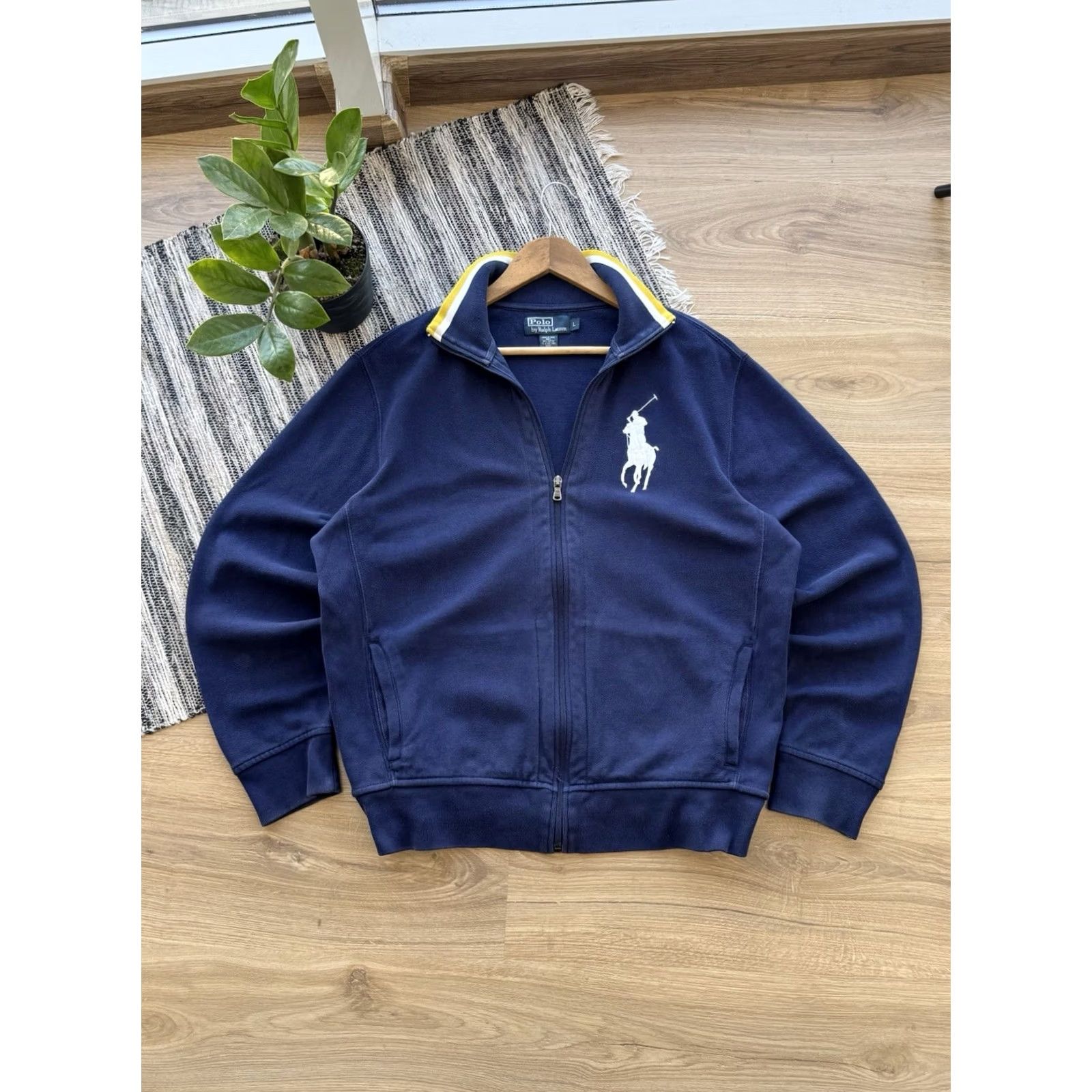 Polo Ralph Lauren VINTAGE Polo Ralph Lauren Sweatshirt Polo Ralph Lauren Logo BLUE Size L Men Size US L / EU 52-54 / 3 - 2 Thumbnail