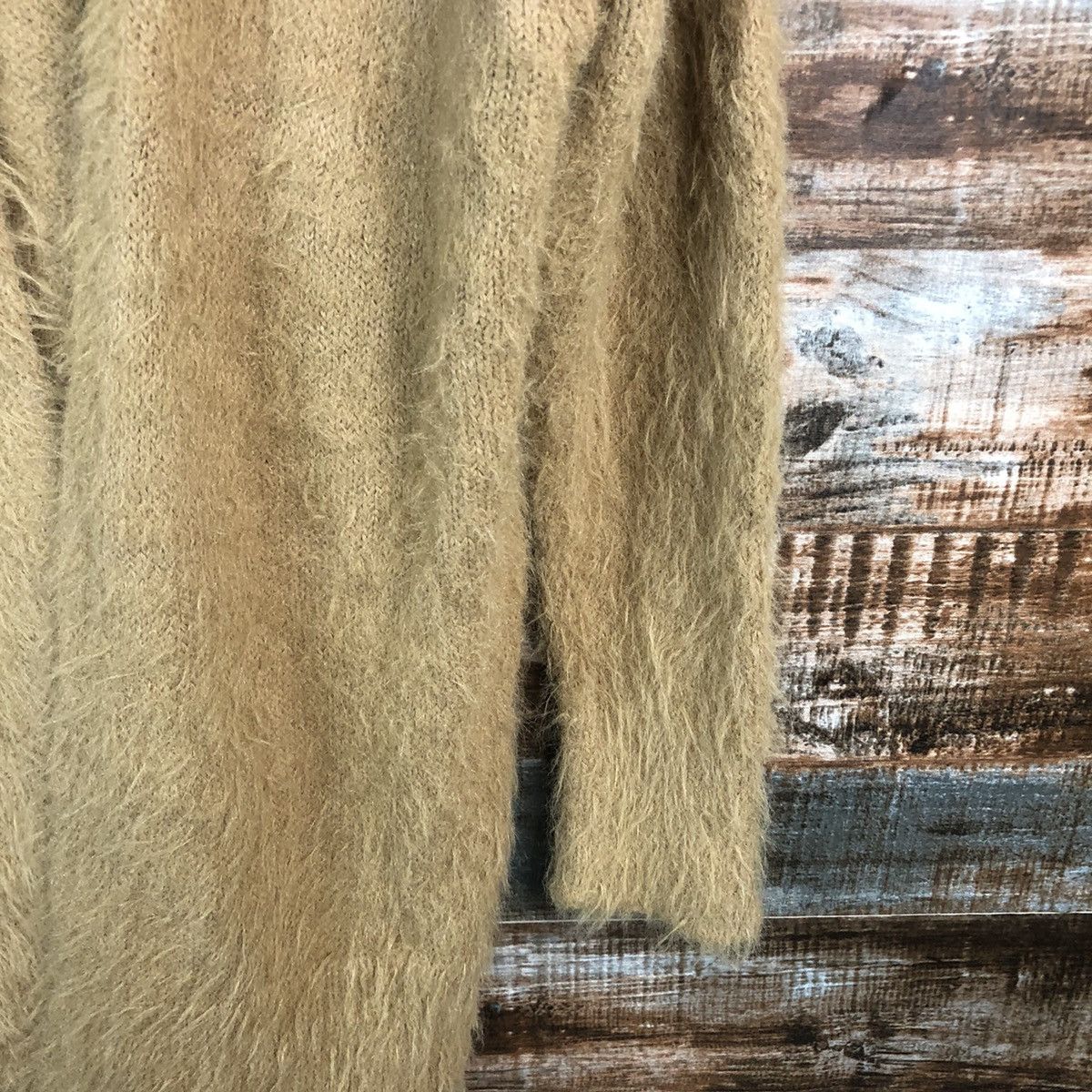 LOWRYS FARM Lowrys Farm Brown Cardigan mohair fur shaggy Knitwear #A1317 Size M / US 6-8 / IT 42-44 - 8 Thumbnail