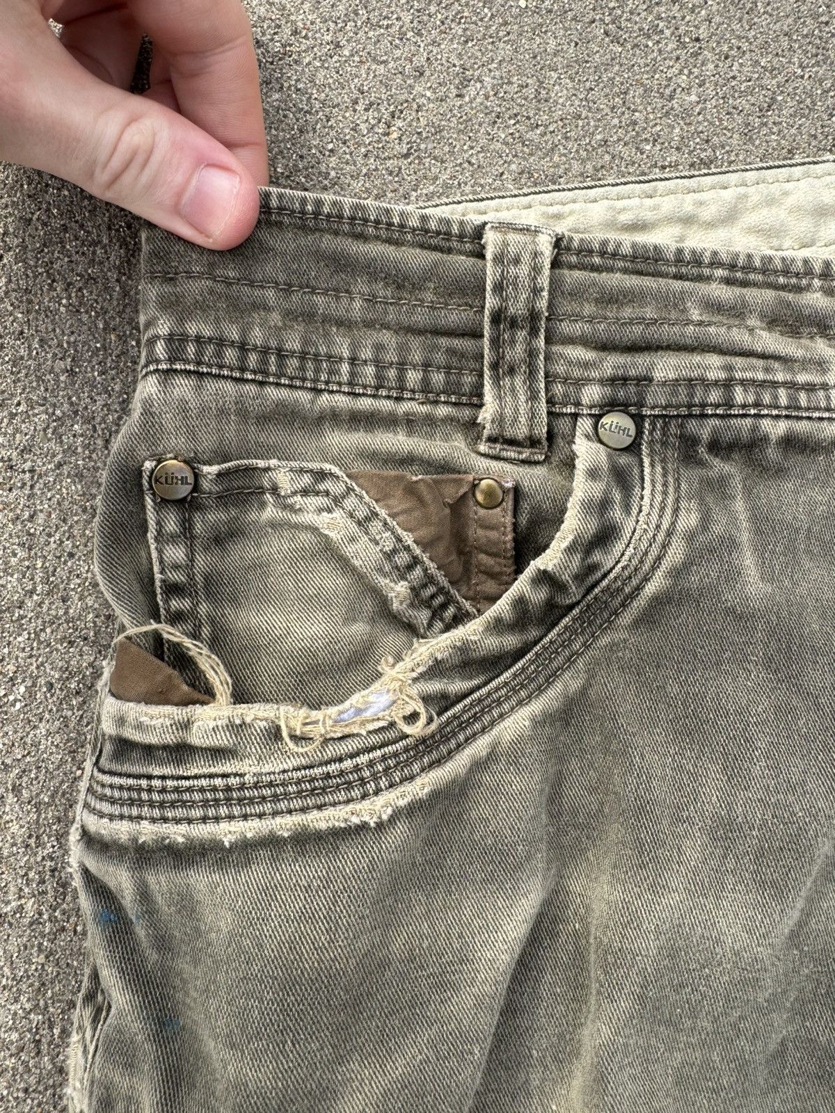 Kuhl Vintage Faded Kuhl Easy Rider Pants *INSANE DETAILS* Size US 34 / EU 50 - 2 Thumbnail