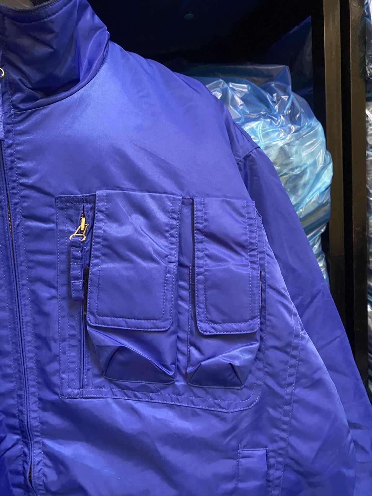 Vintage Raybrig Racing Blue Motorsports Nylon Jacket Size US L / EU 52-54 / 3 - 6 Thumbnail