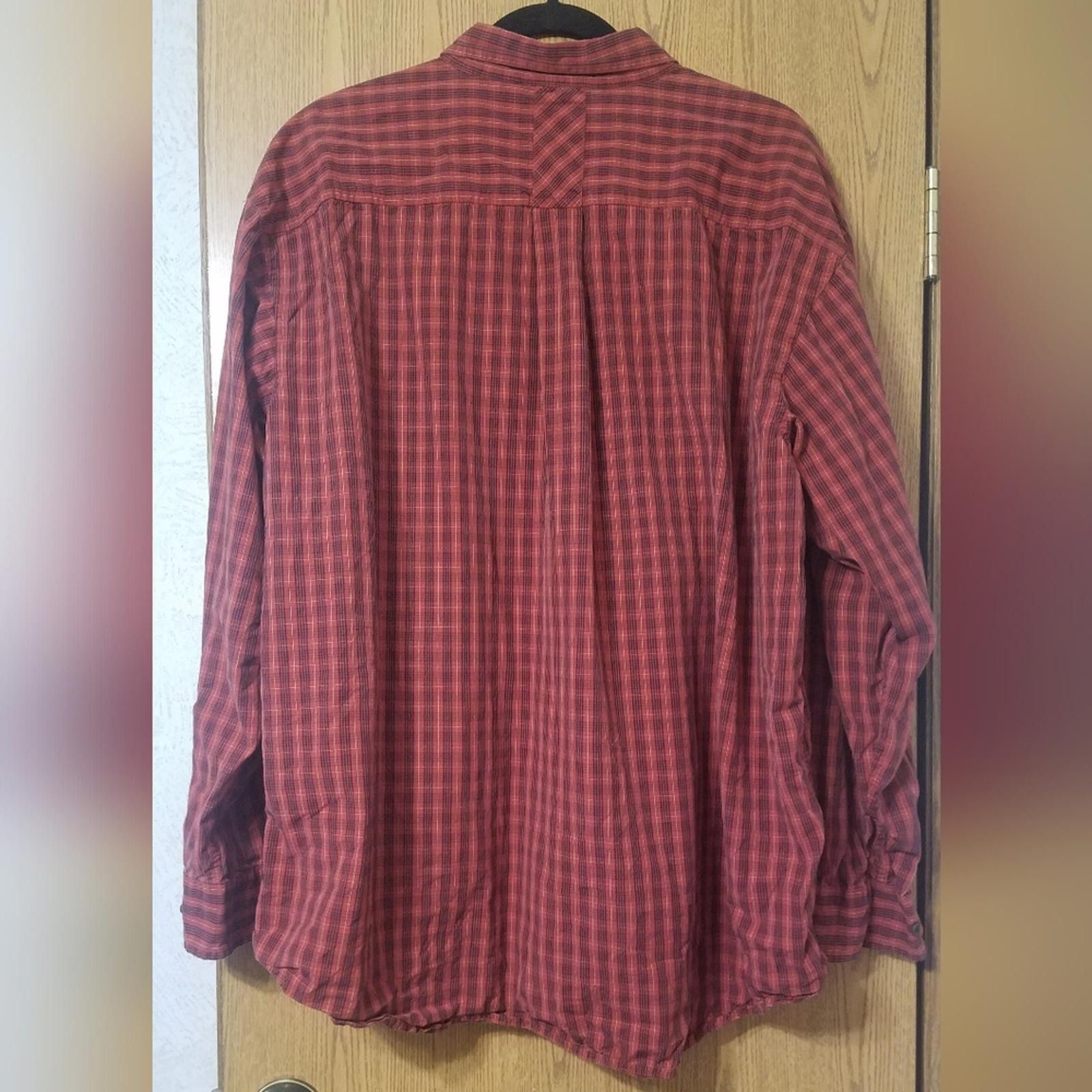 Arrow Arrow Red Plaid Shirt XXL Size US XXL / EU 58 / 5 - 2 Thumbnail