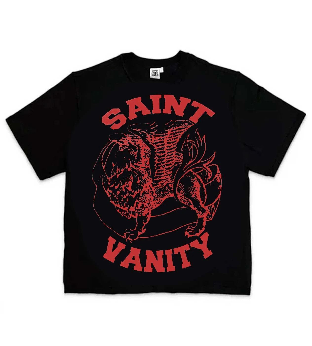Saint Vanity Saint Vanity 'Griffin' Black & Red Tee Size US S / EU 44-46 / 1 - 1 Preview