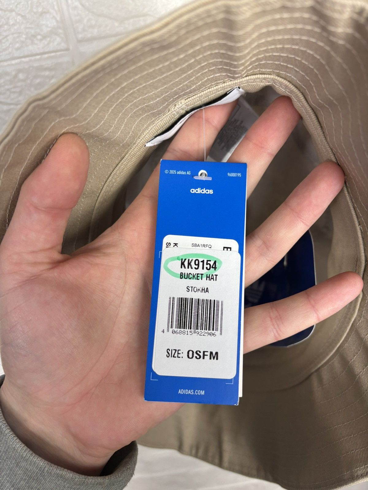 Adidas Adidas X Oasis 25 Originals Beige Bucket Hat Size OS Size ONE SIZE - 9 Thumbnail