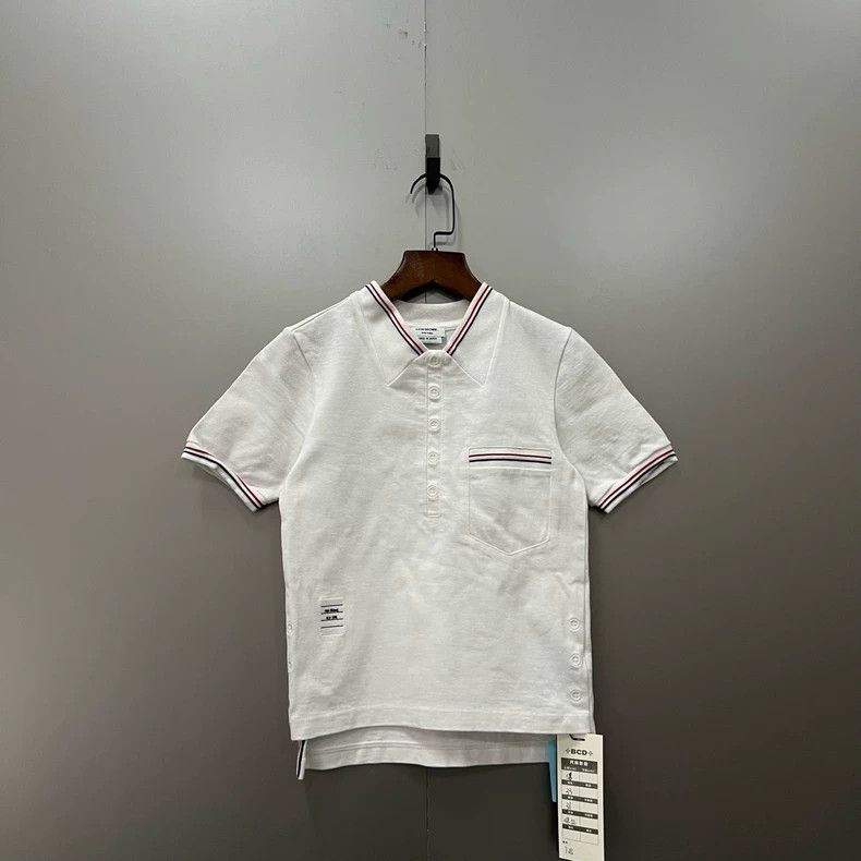 Thom Browne Thom browne White striped short sleeves 2503-Nextarrow Size US XS / EU 42 / 0 - 1 Thumbnail