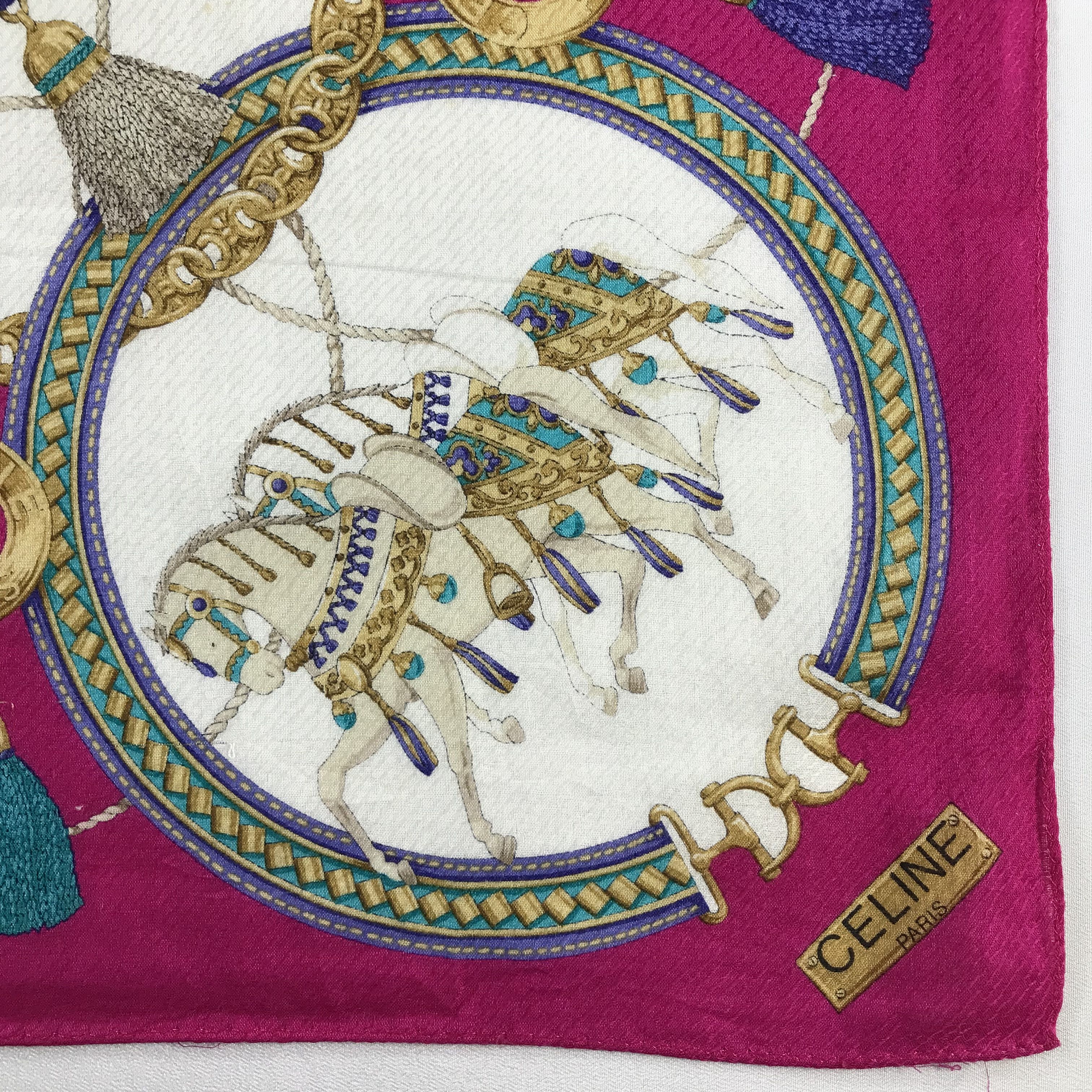 Celine Celine Handkerchief / Bandana / Neckerchief C613 Size ONE SIZE - 5 Thumbnail